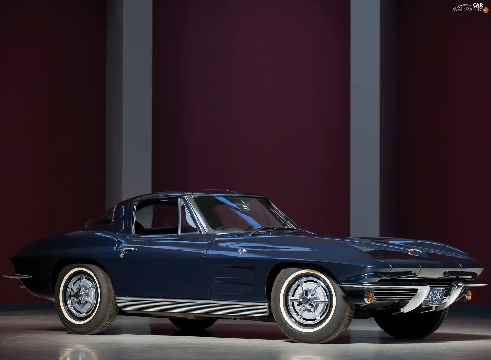vintage, Corvette, motor car