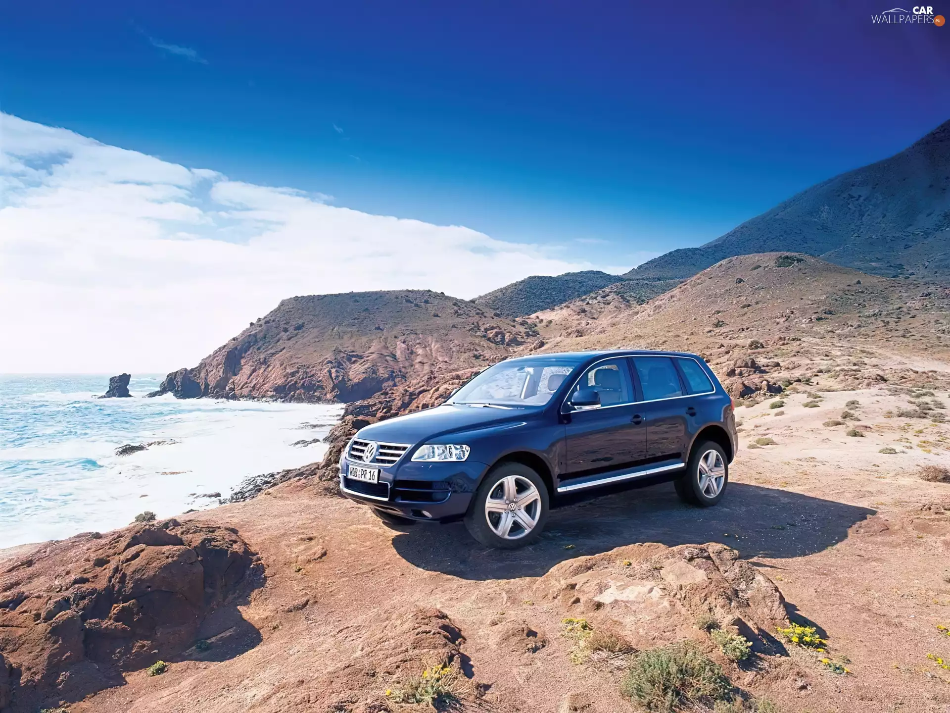 Mountains, Touareg, blue