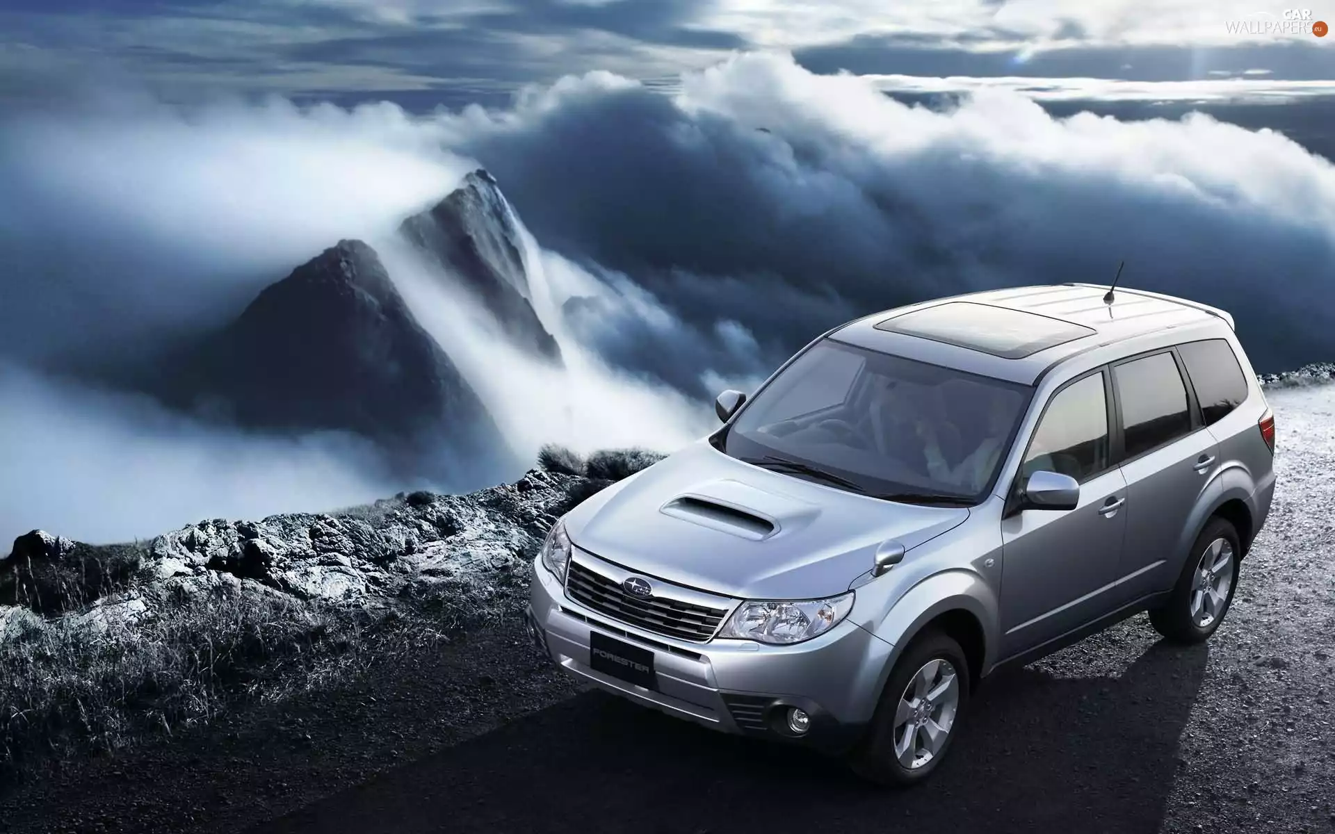 Mountains, Subaru Forester