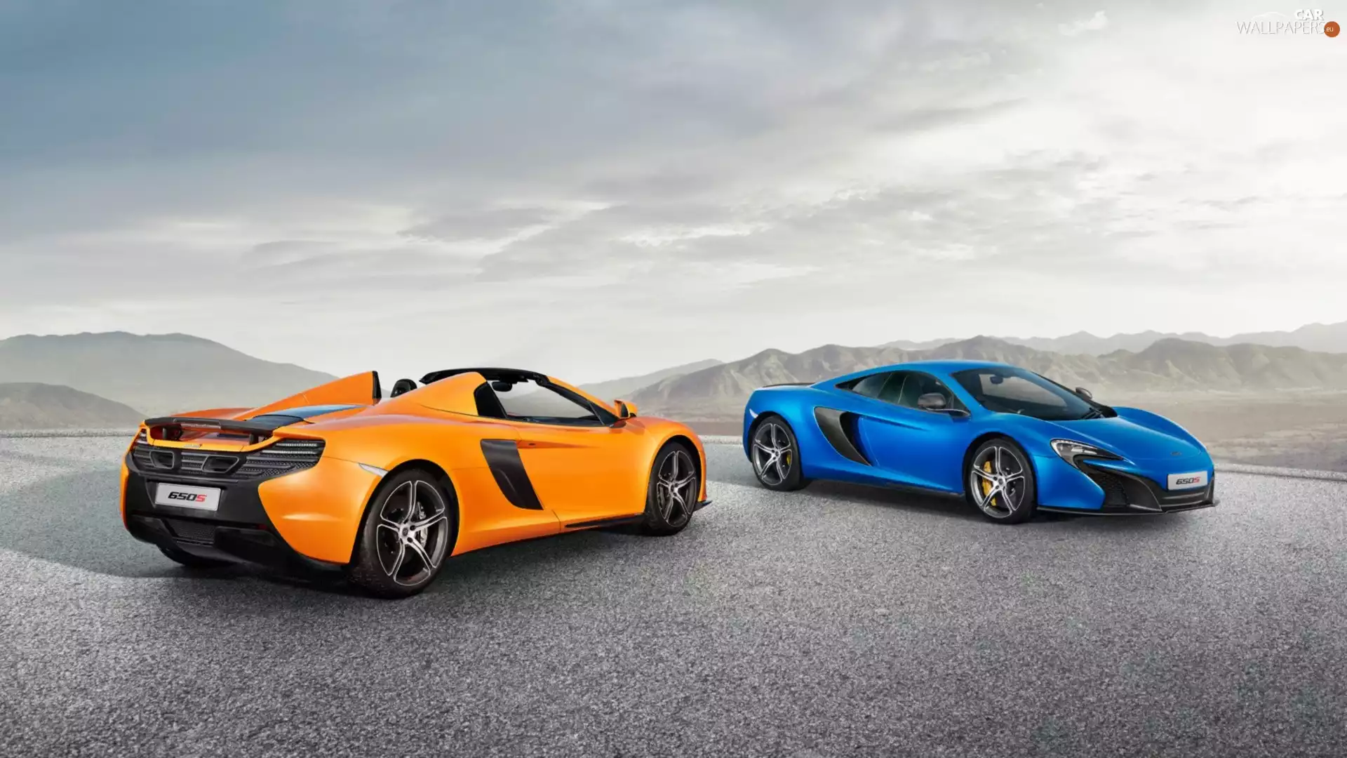 Way, Mountains, McLaren, 650S, cars