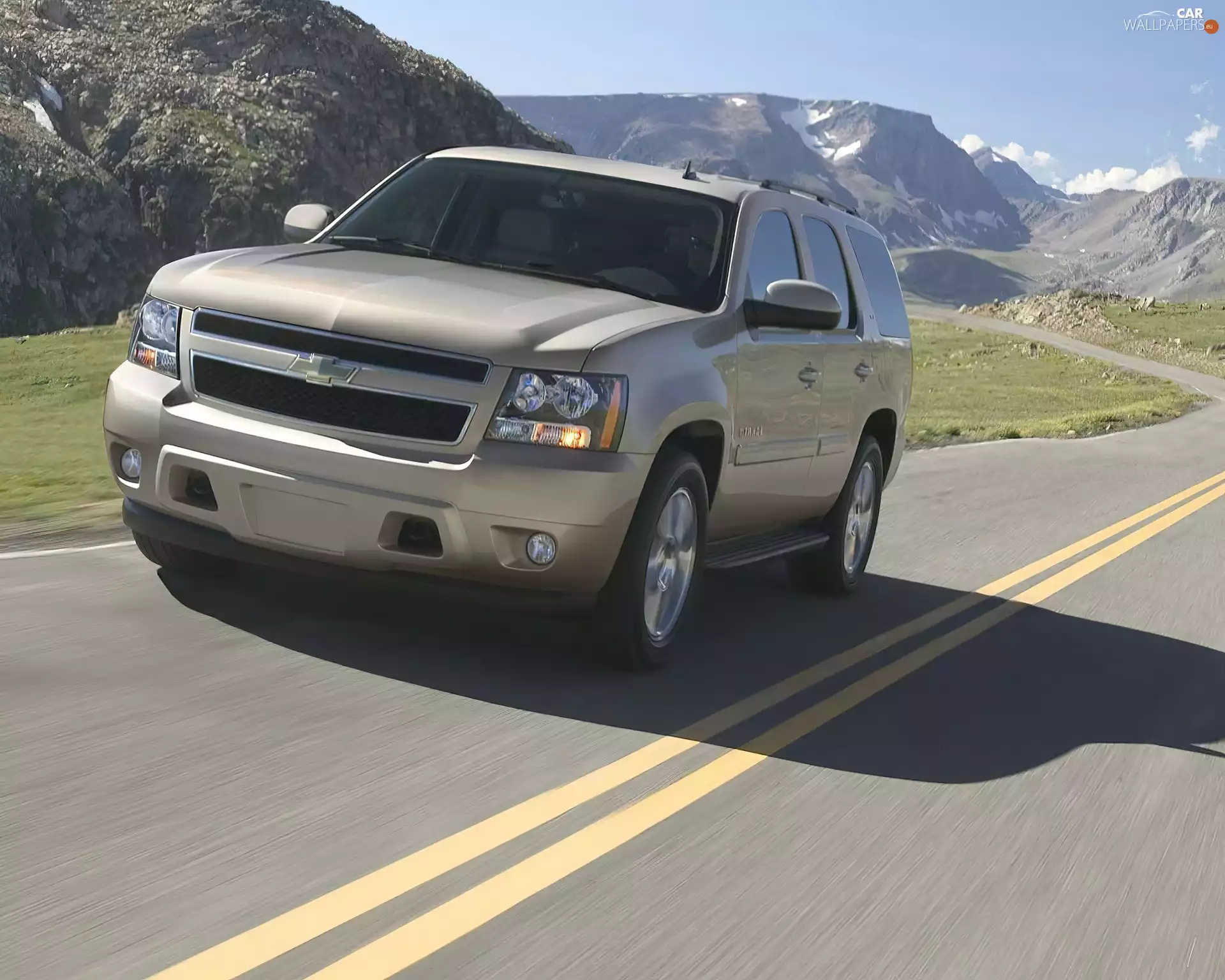 Way, Chevrolet Tahoe, Mountains