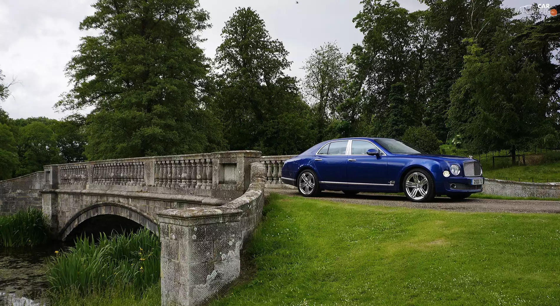 Bentley, Park, bridge, Mulsanne