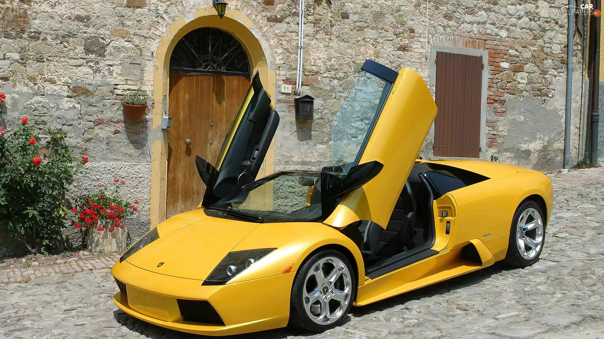 Lamborghini, raised, Doors, Murcielago