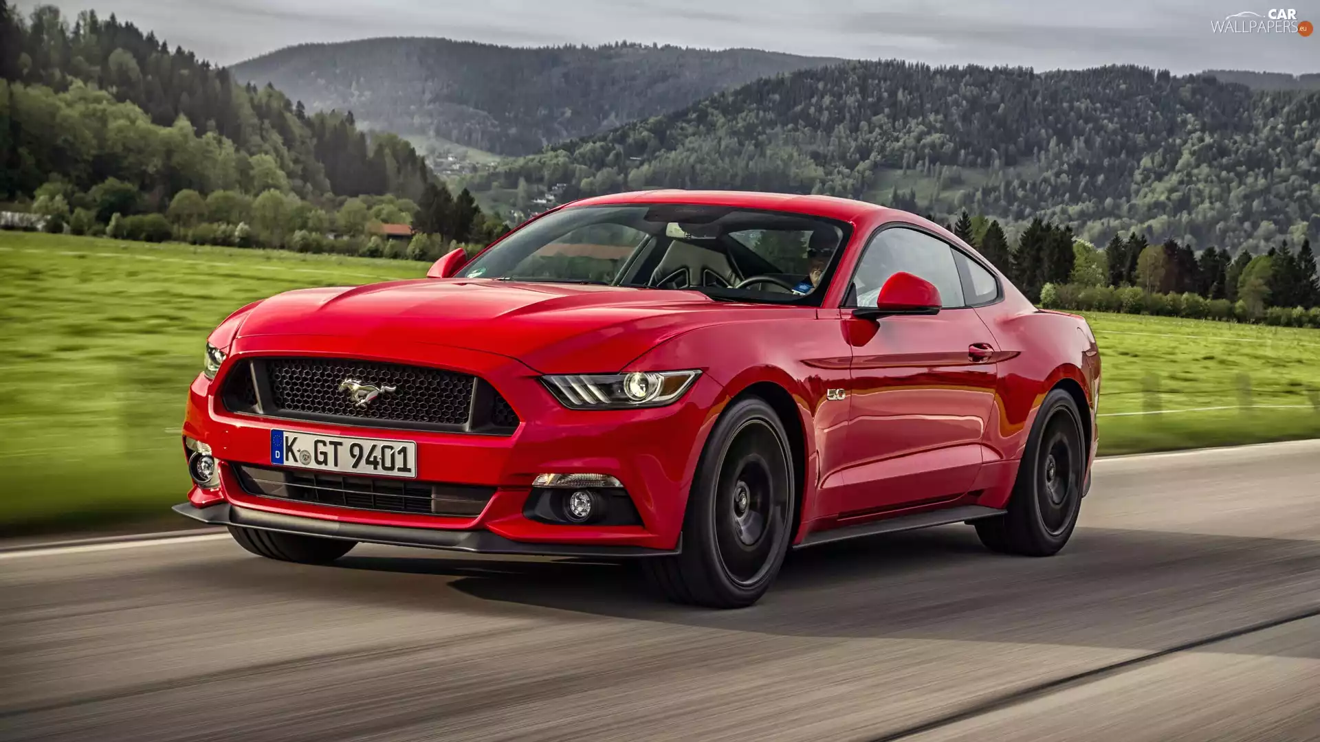 2015, Red, Ford Mustang