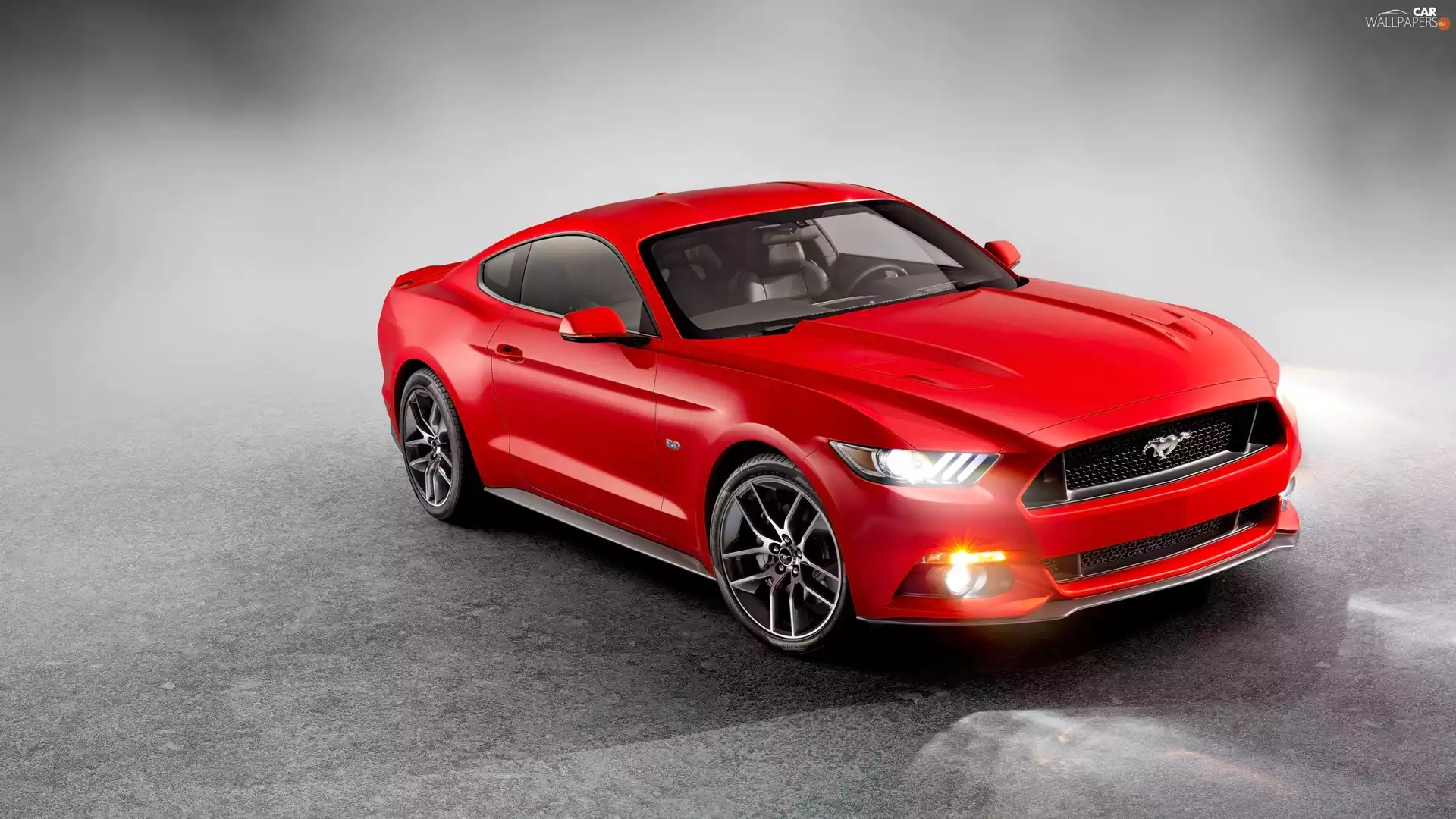 Ford, Red, 2015, Mustang