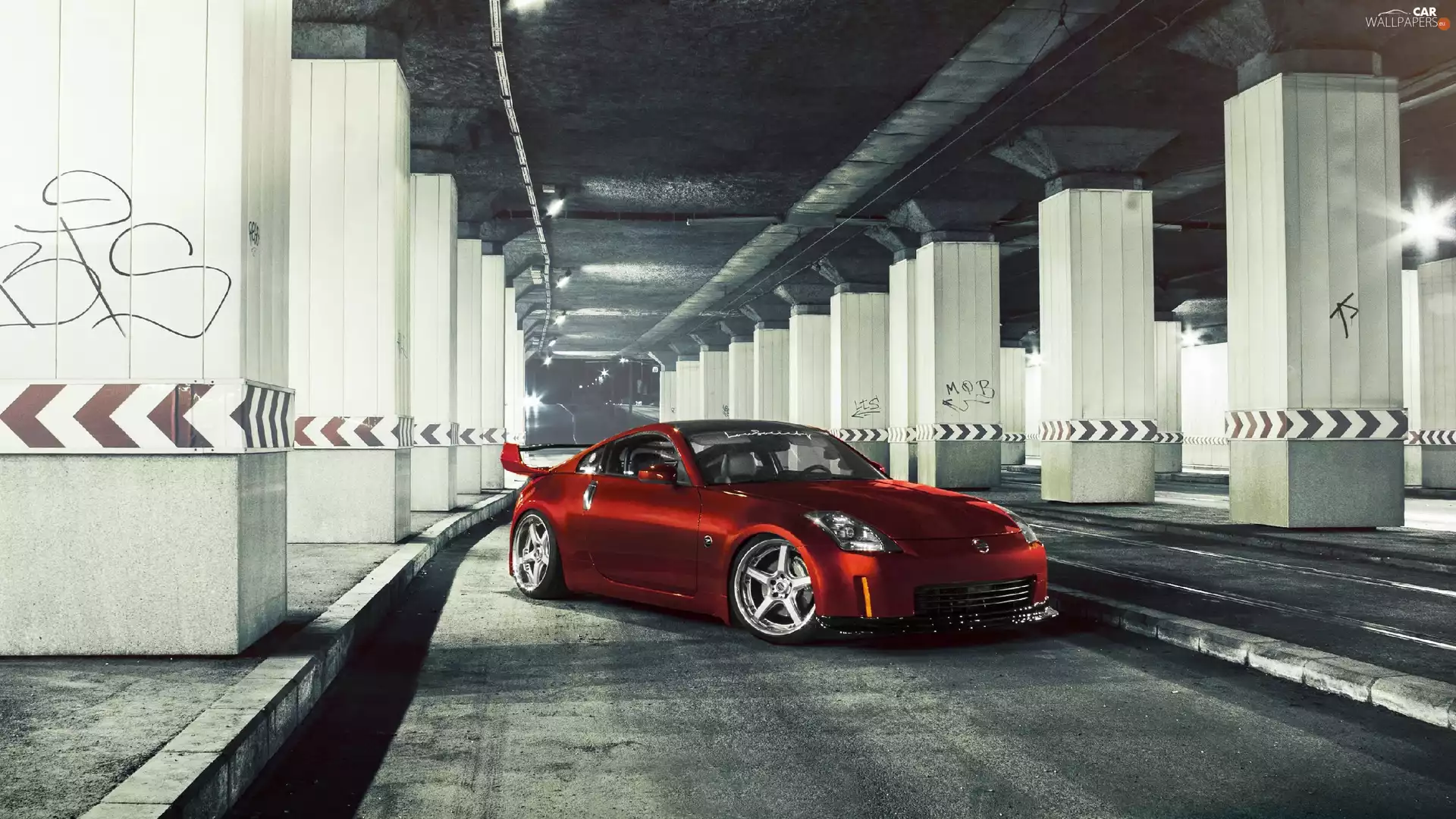 Nissan, Red, Automobile