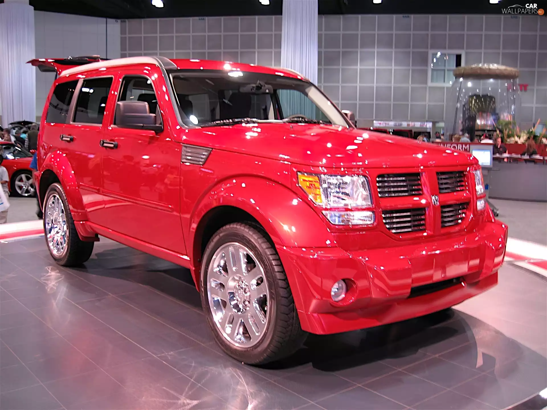 bumper, presentation, Dodge Nitro