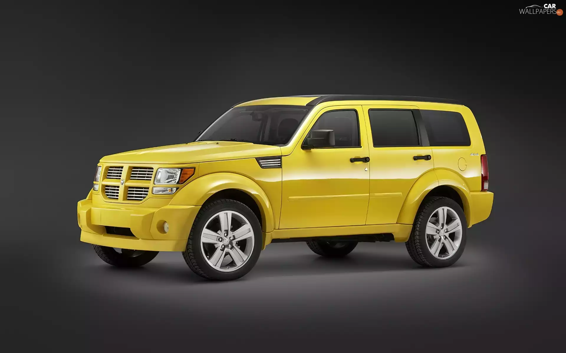 jeep, Yellow, Dodge Nitro