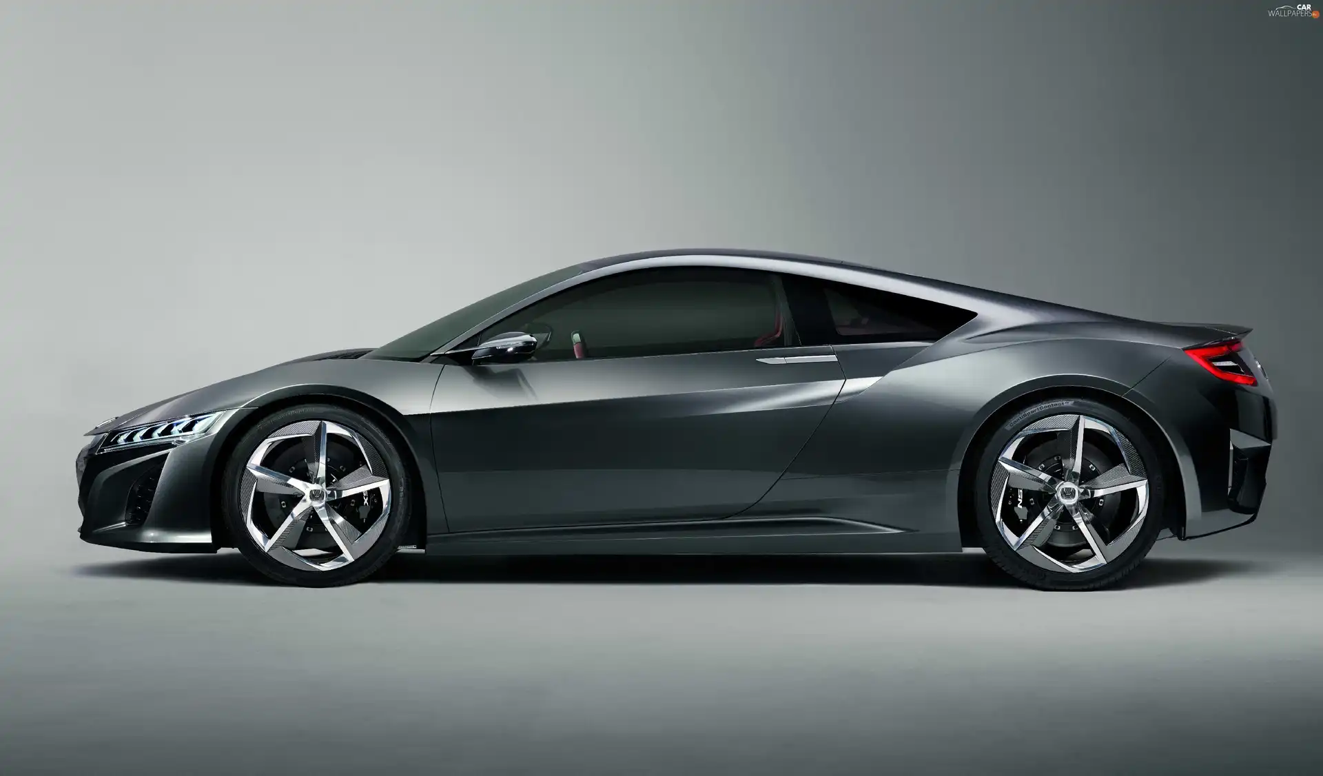 NSX, black, Honda