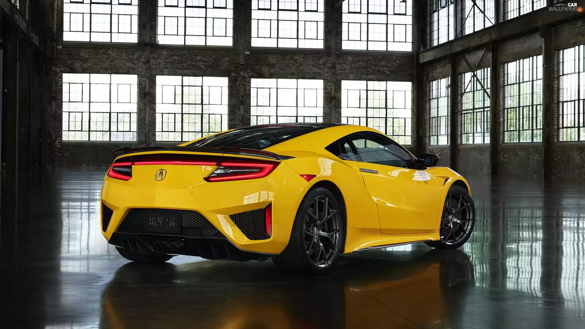 Yellow Honda, Acura NSX