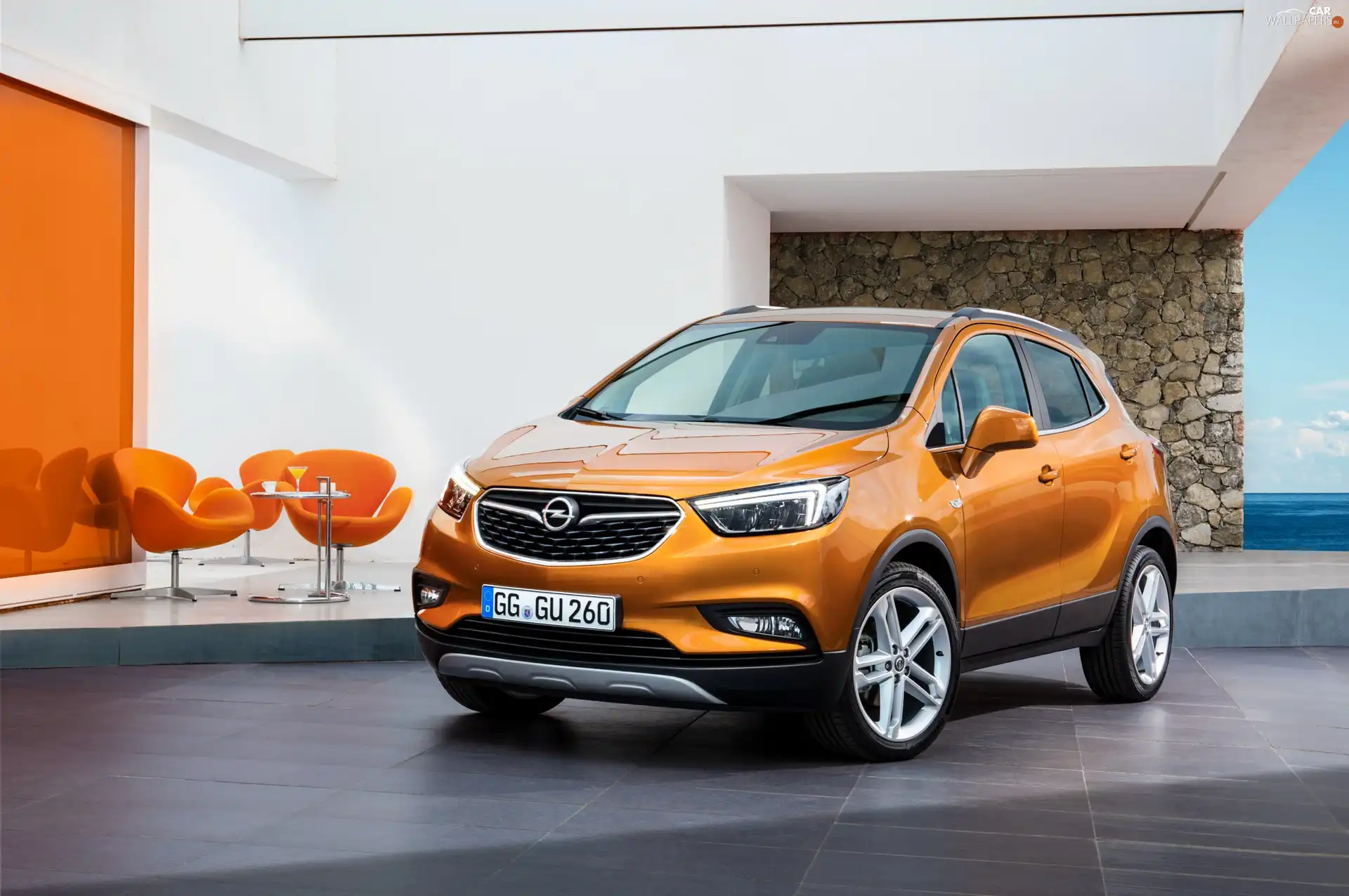 2016, Orange, Opel Mokka X