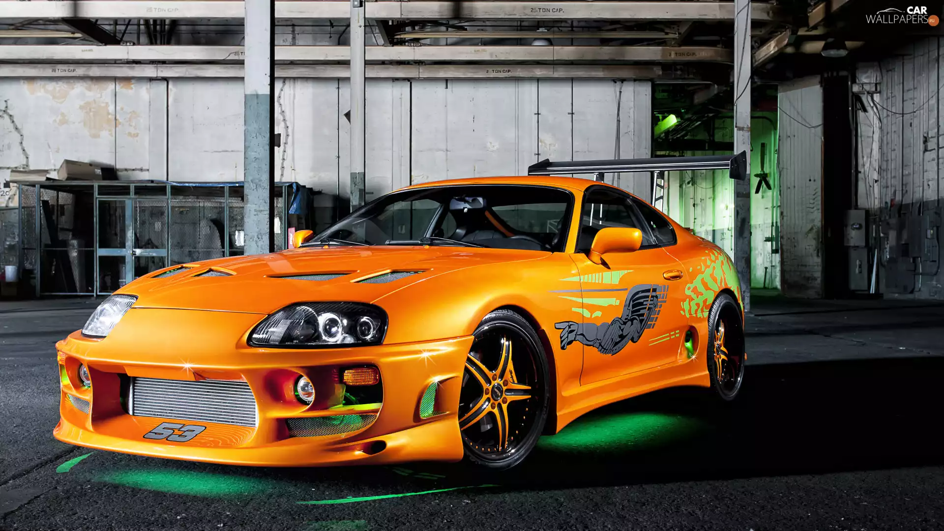 Orange, Toyota Supra