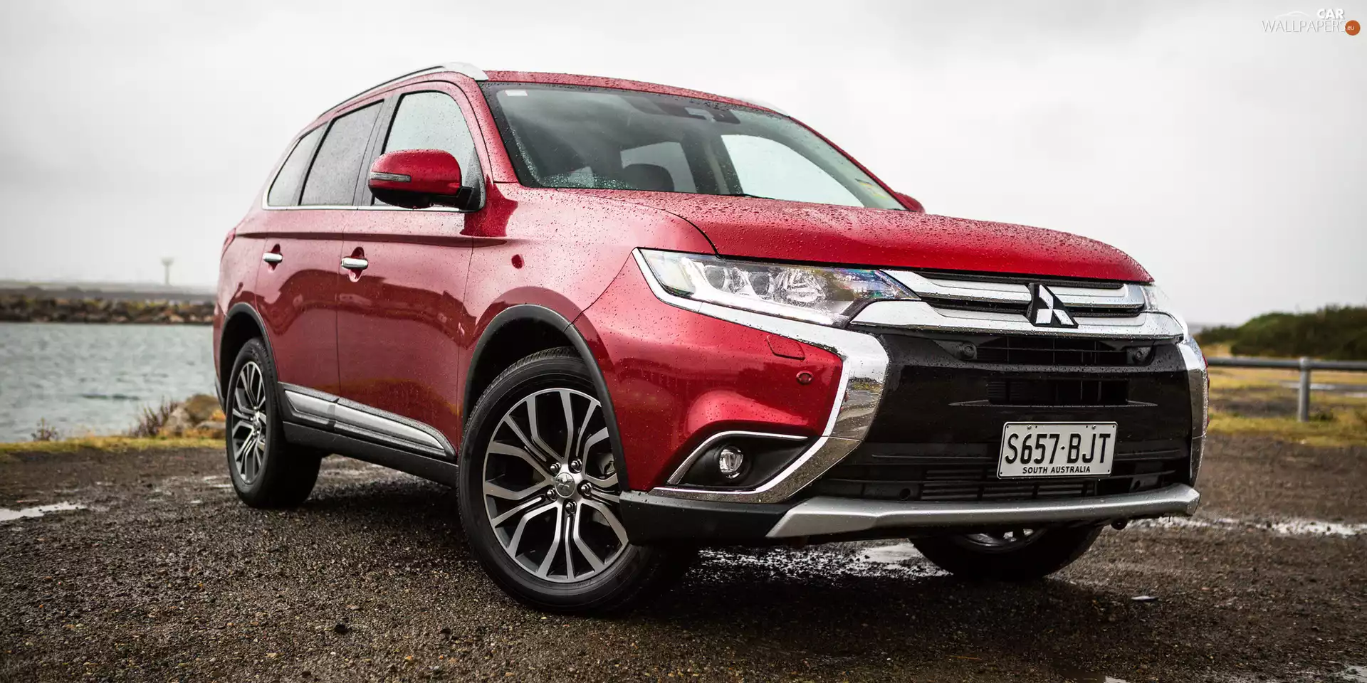2017, Red, Mitsubishi Outlander