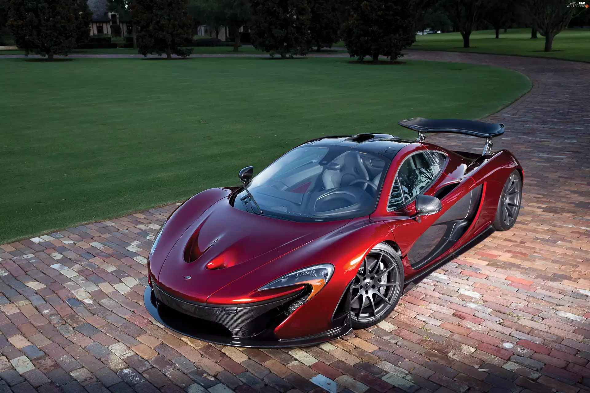 P1, Red, McLaren