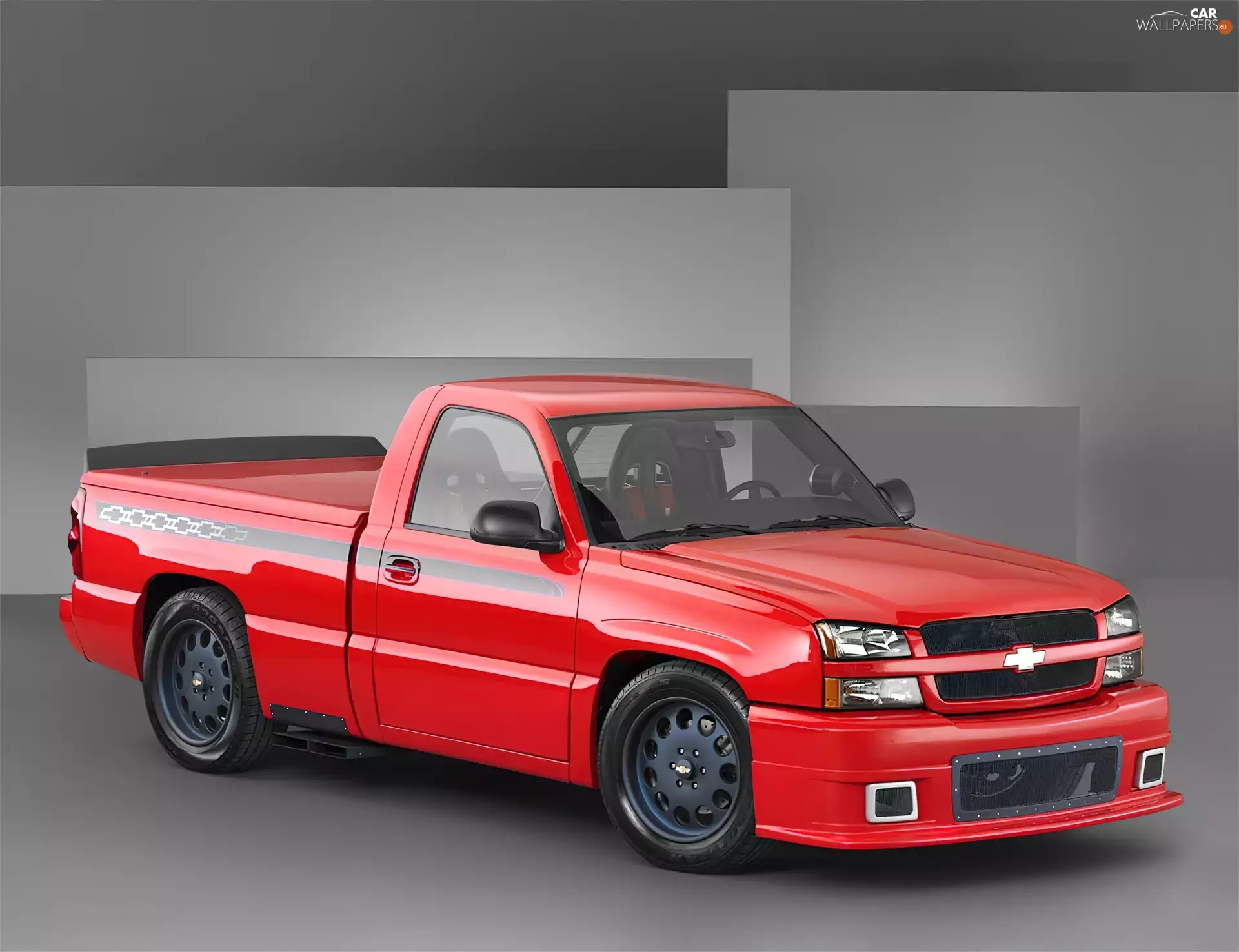 Red, pack, Tuning, Chevrolet Silverado