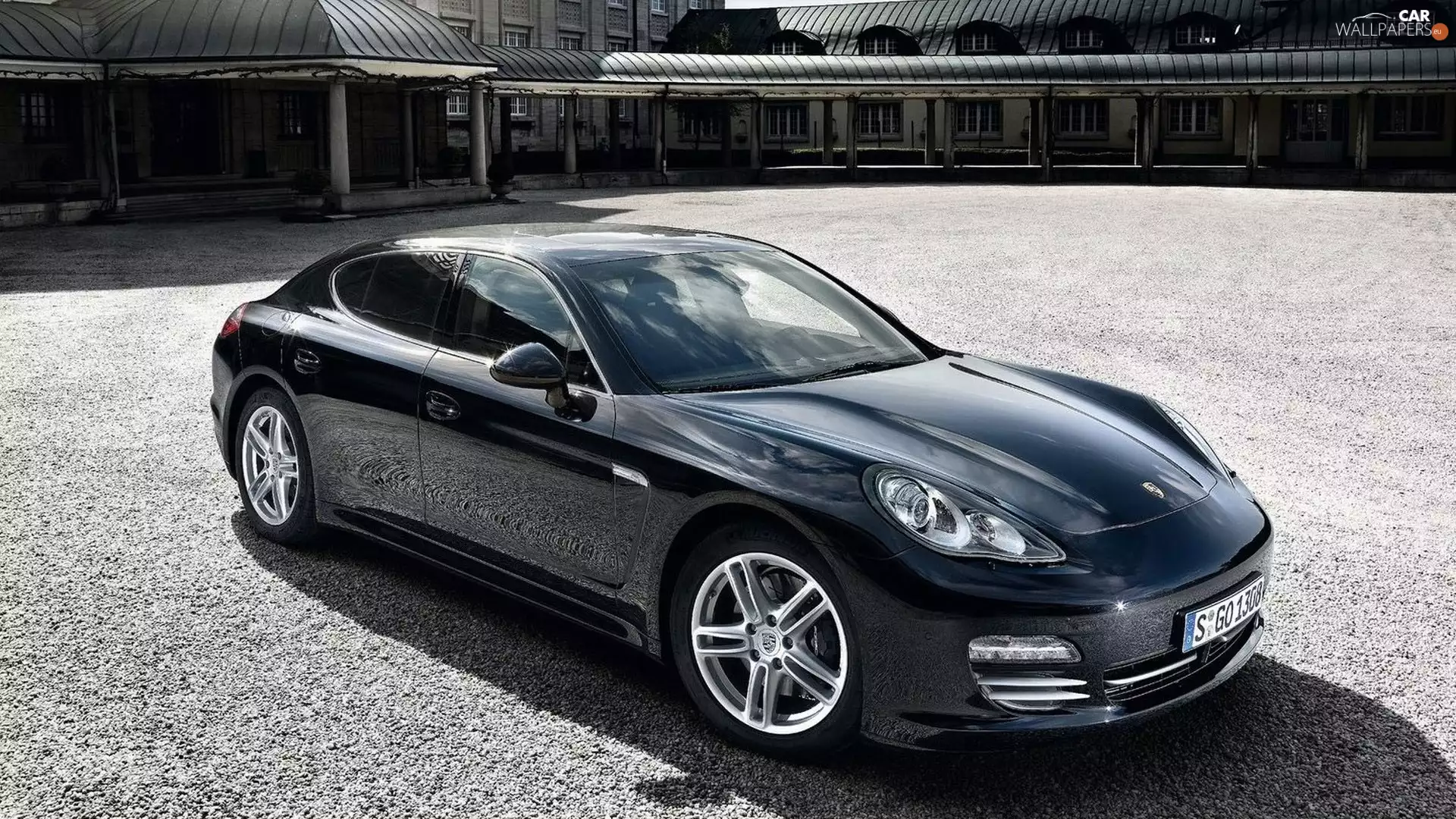 Panamera, Black, Porsche