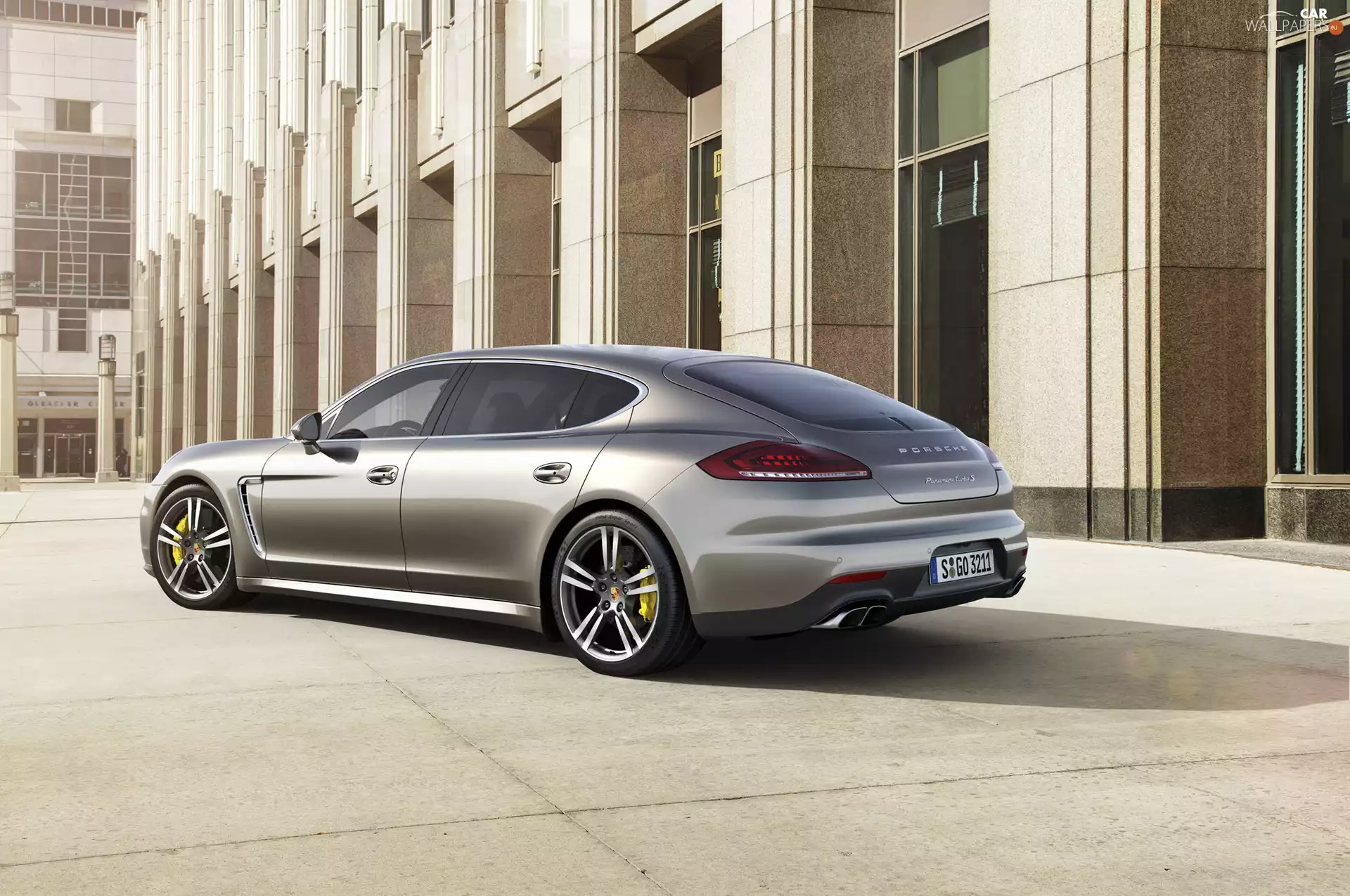 2014, Silver, Porsche Panamera Turbo S