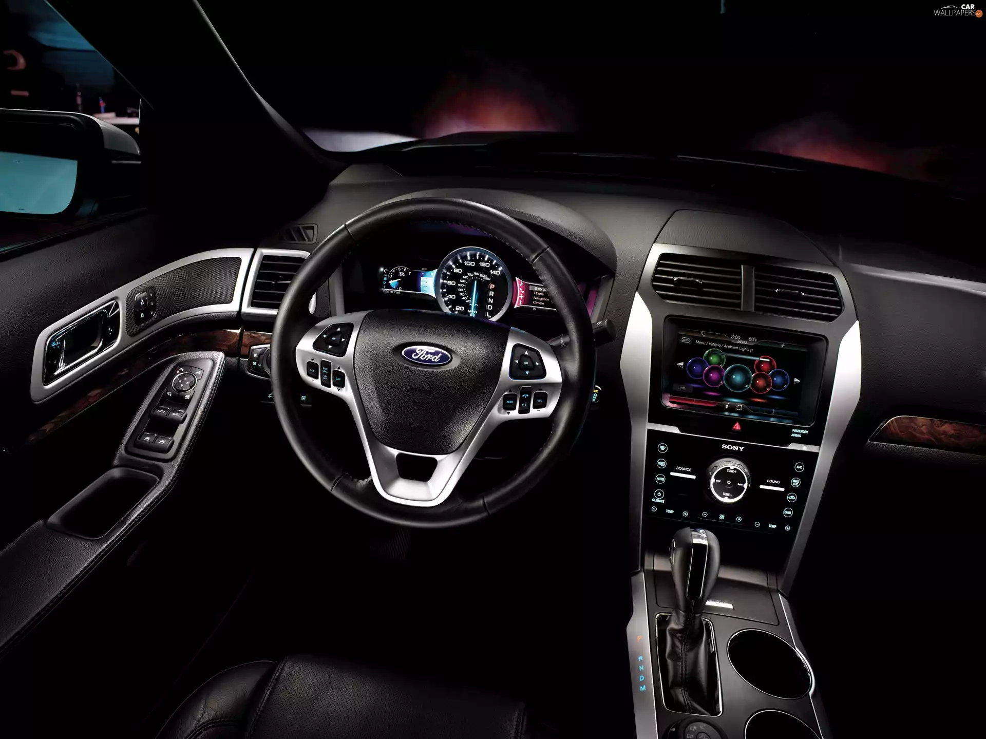 interior, Ford, table, panel, driver, Automobile