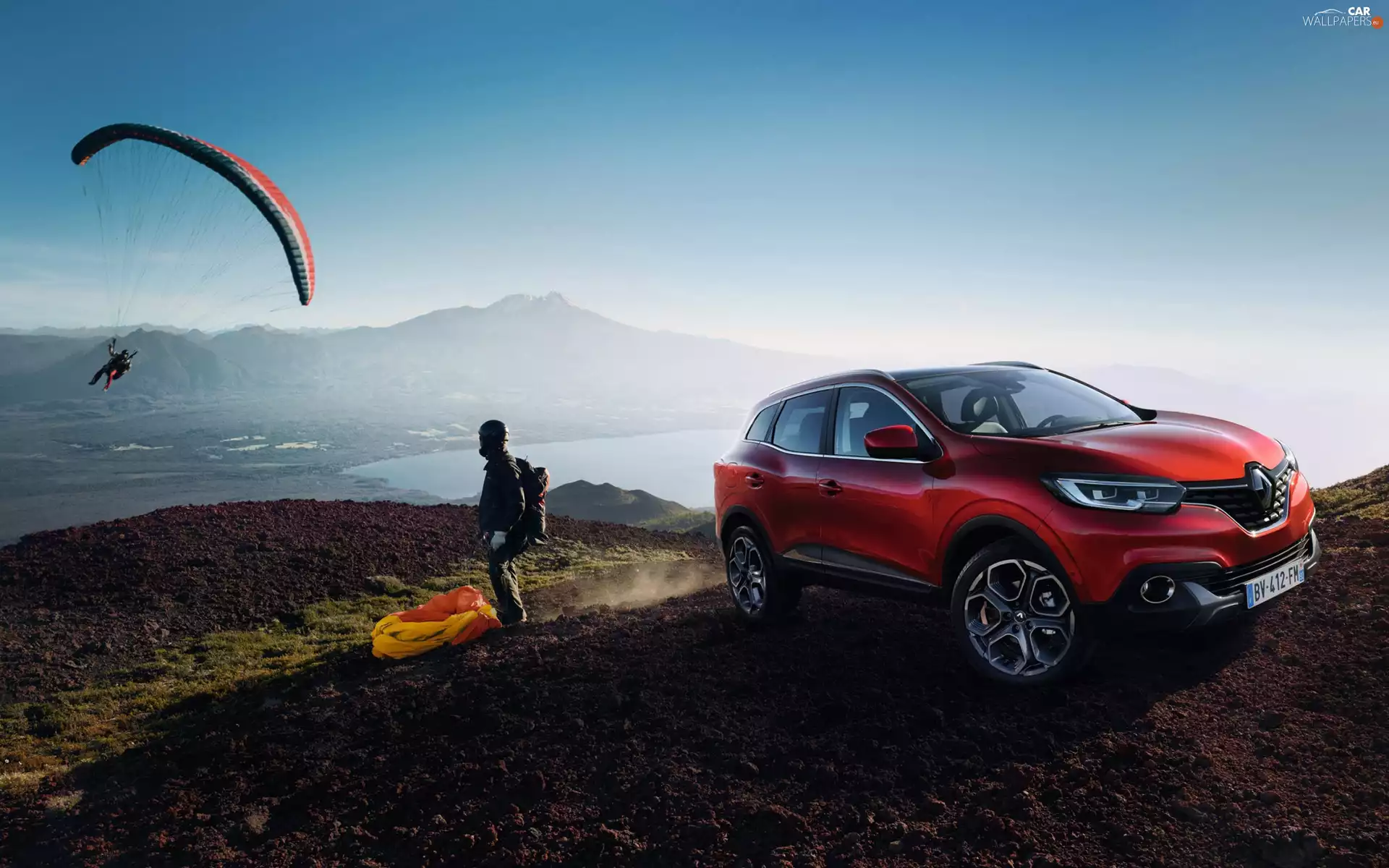 parachuting, Kadjar, Renault