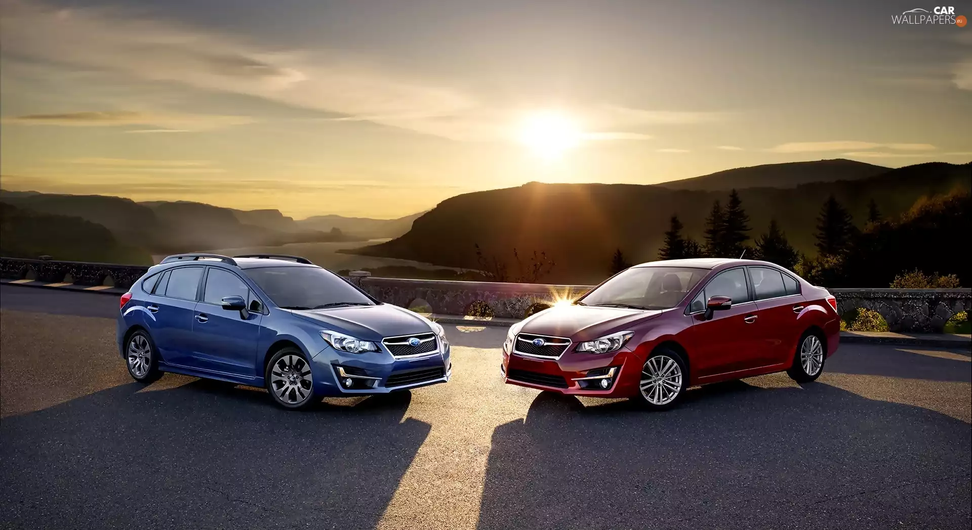 Subaru, rays, sun, Party