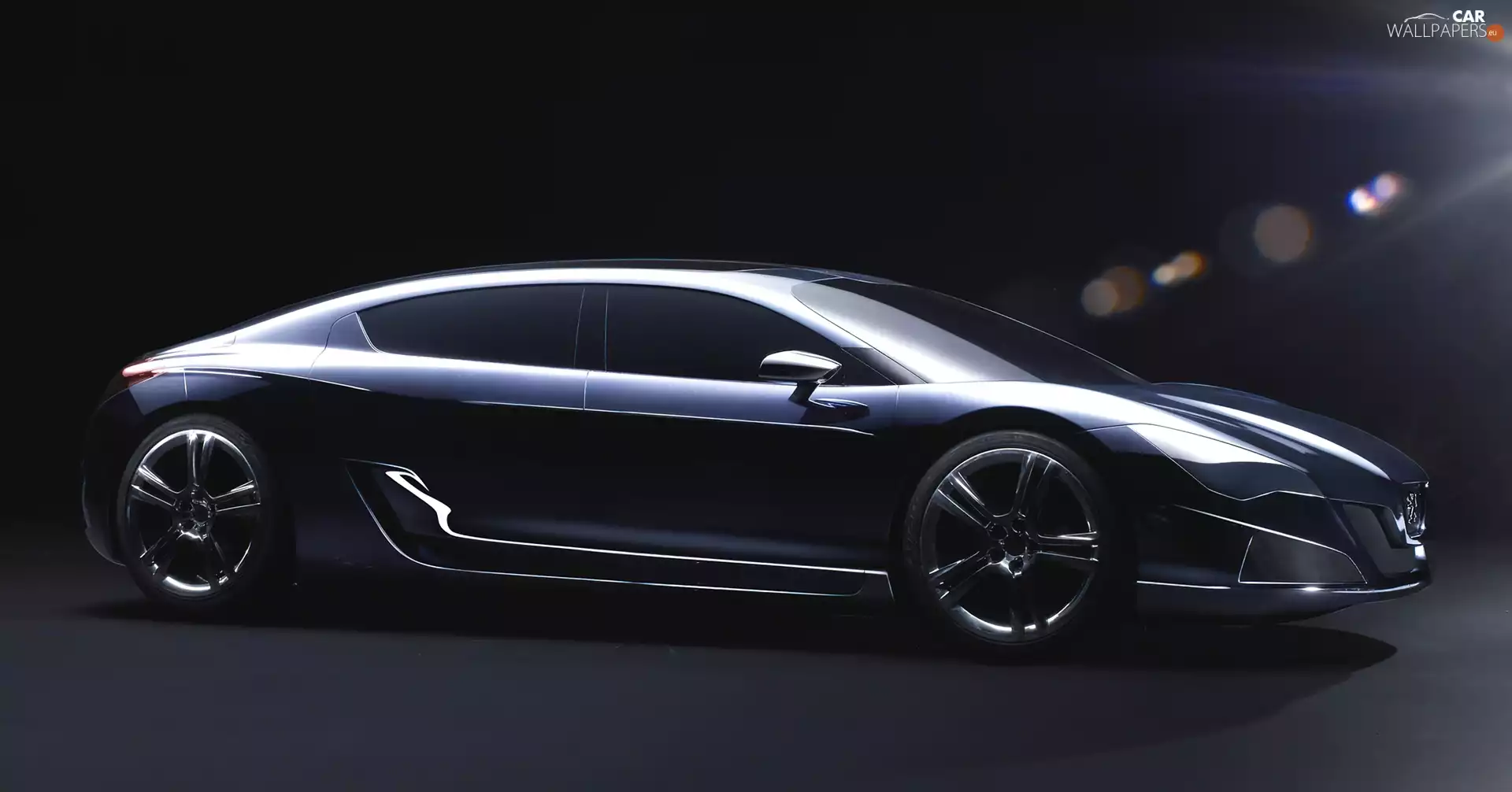 Prototype, right, profile, Peugeot