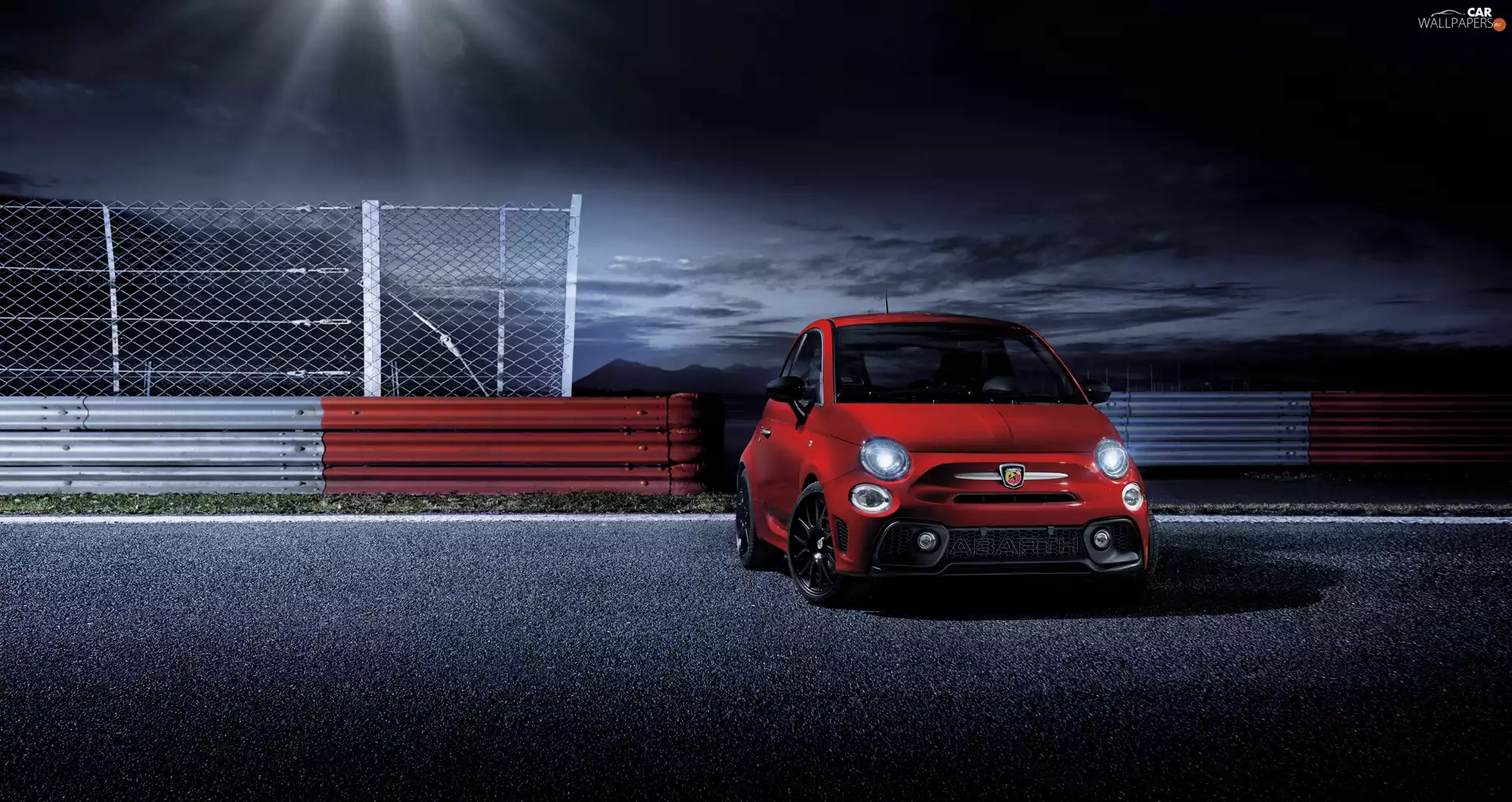 Red, Abarth 595 Pista, 2017, Sport