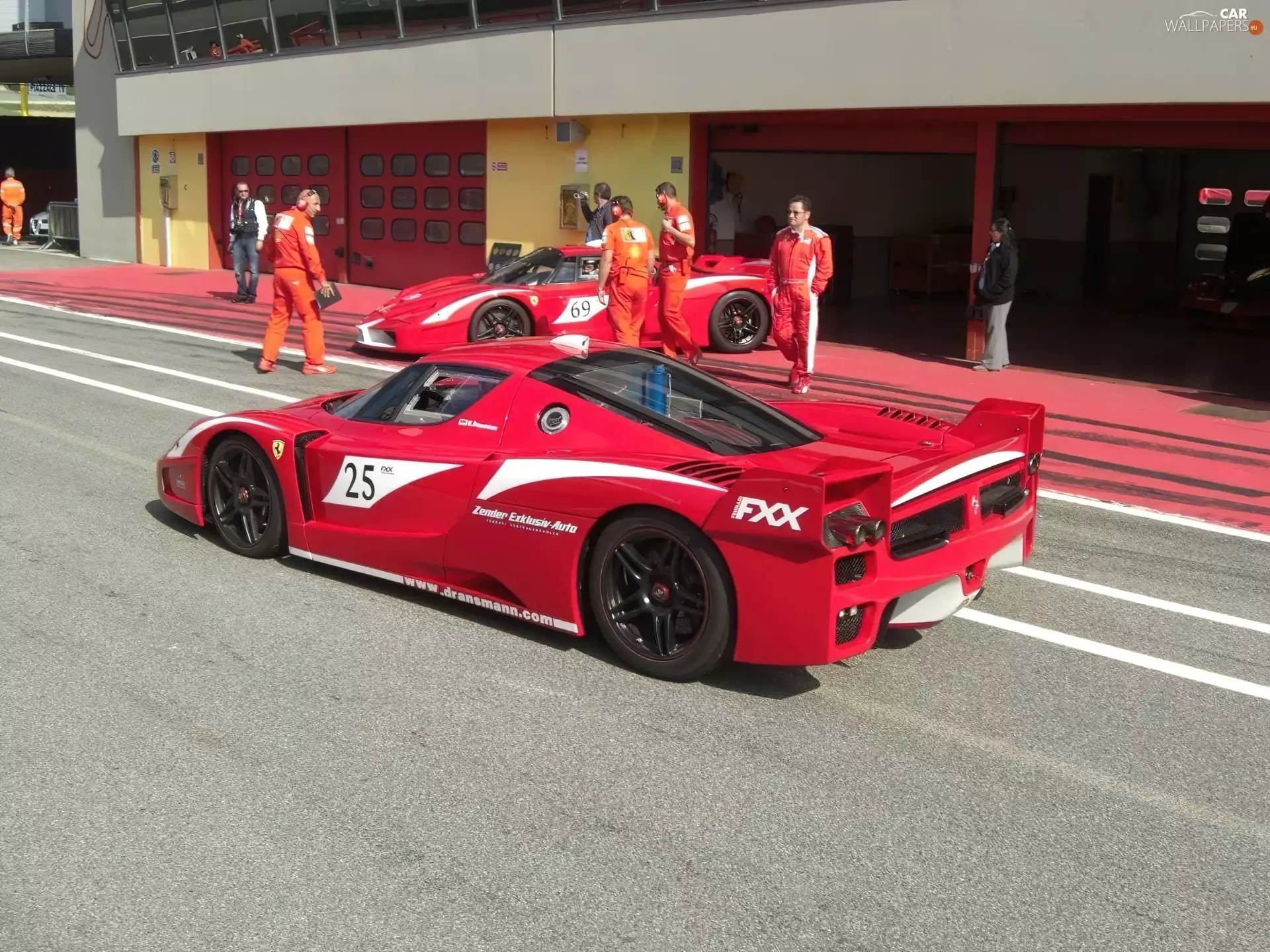 stop, Ferrari FXX, Pit