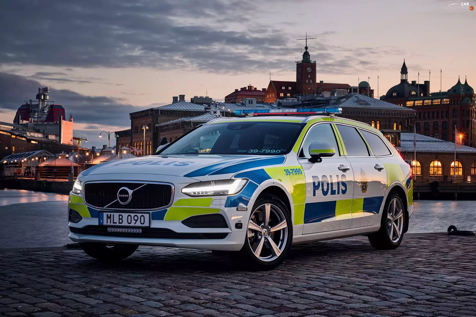 2016, Police Car, Volvo V90