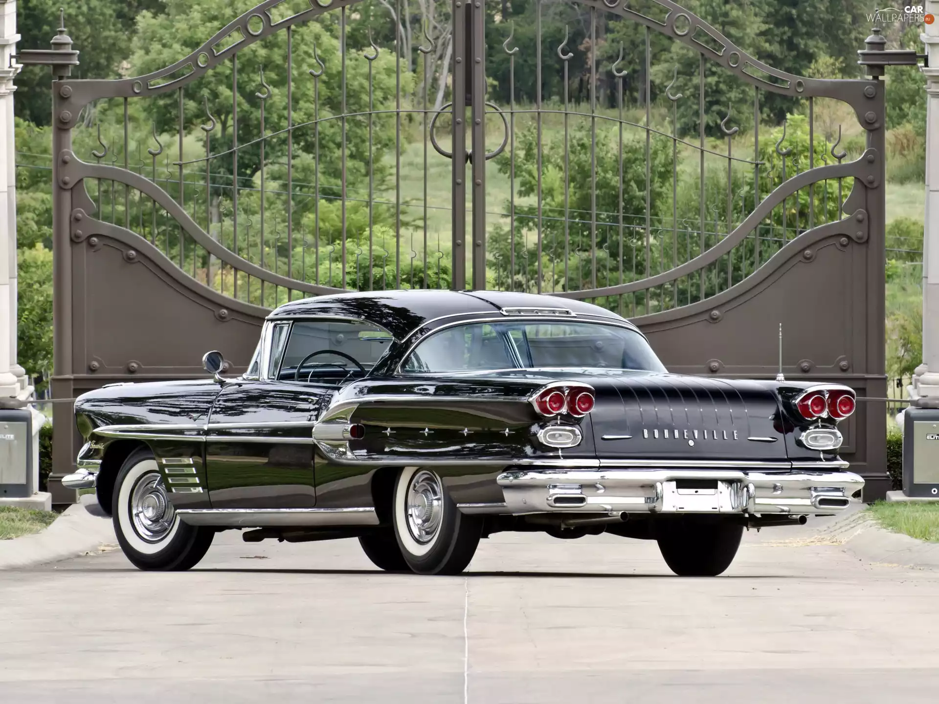 antique, Bonneville, 1958, Pontiac