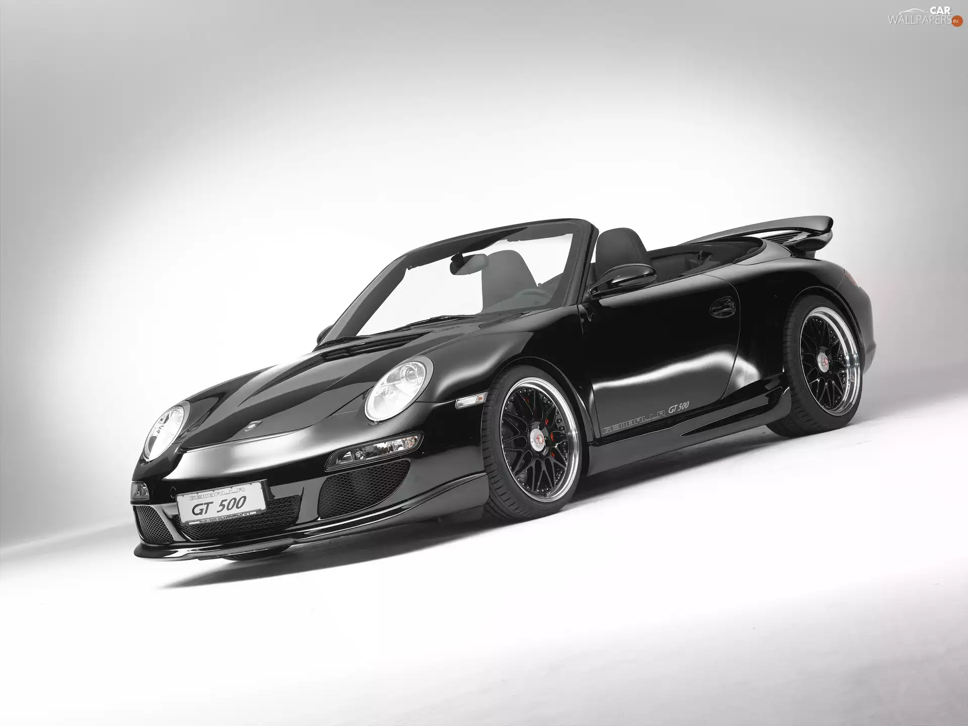 Black, Porsche 911, Cabrio, Gemballa