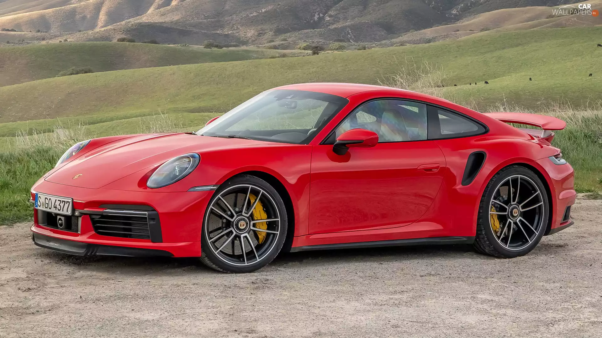 Red, Porsche 911 Turbo S