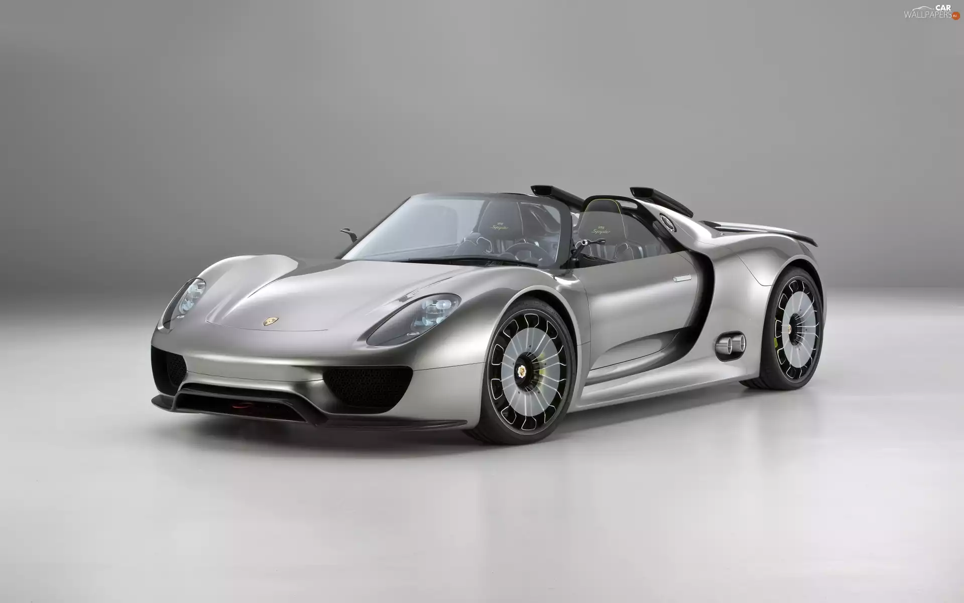 Silver, Porsche 918 Spyder Concept