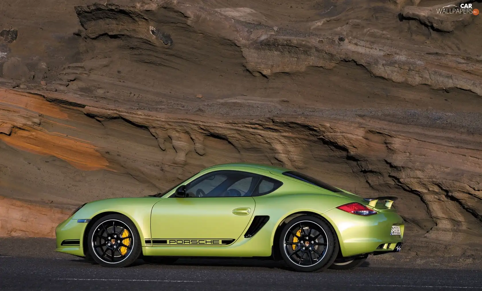 green ones, Porsche Cayman