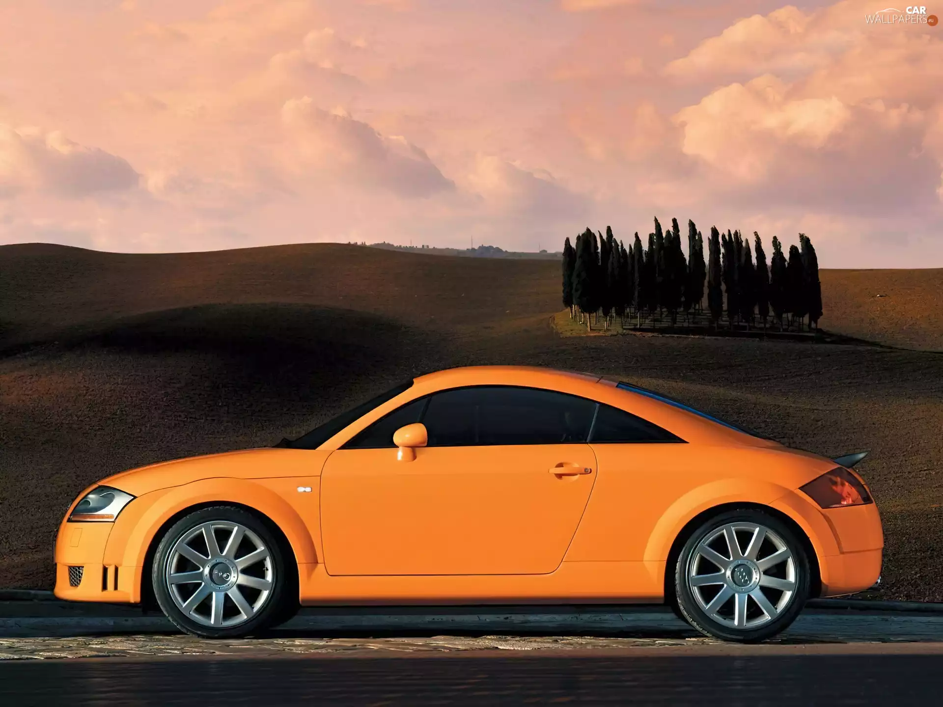 Left Profile, Orange, Audi TT