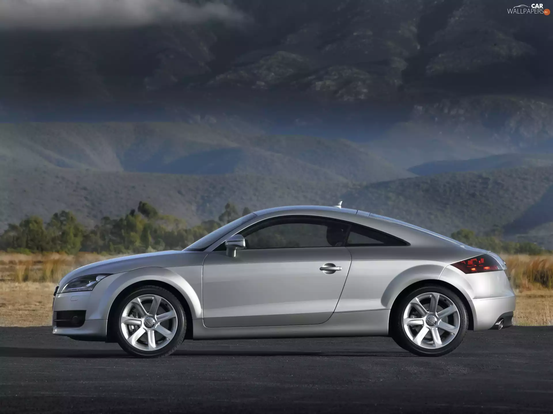 Left Profile, Silver, Audi TT