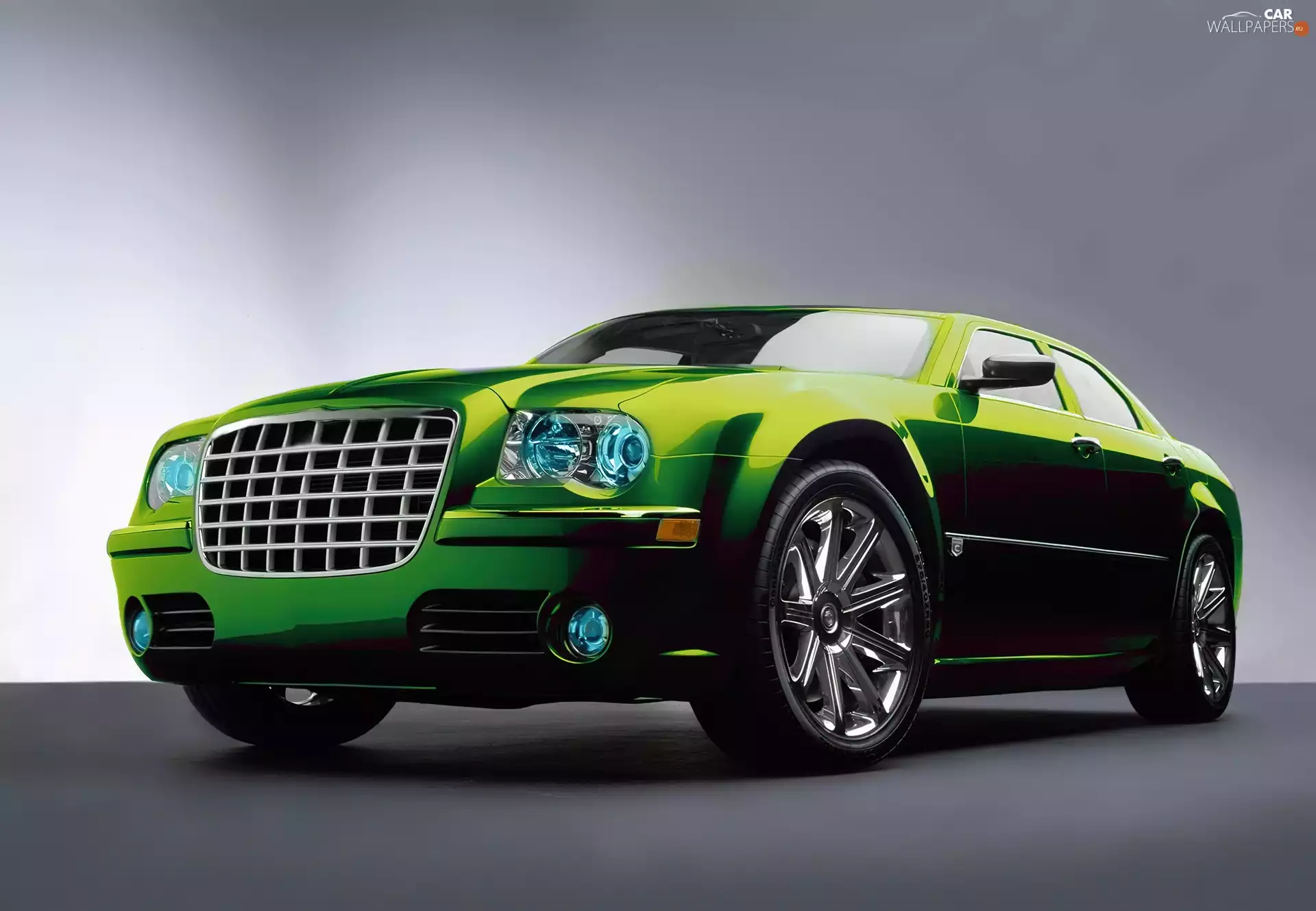 Green, Project, graphics, Chrysler 300C
