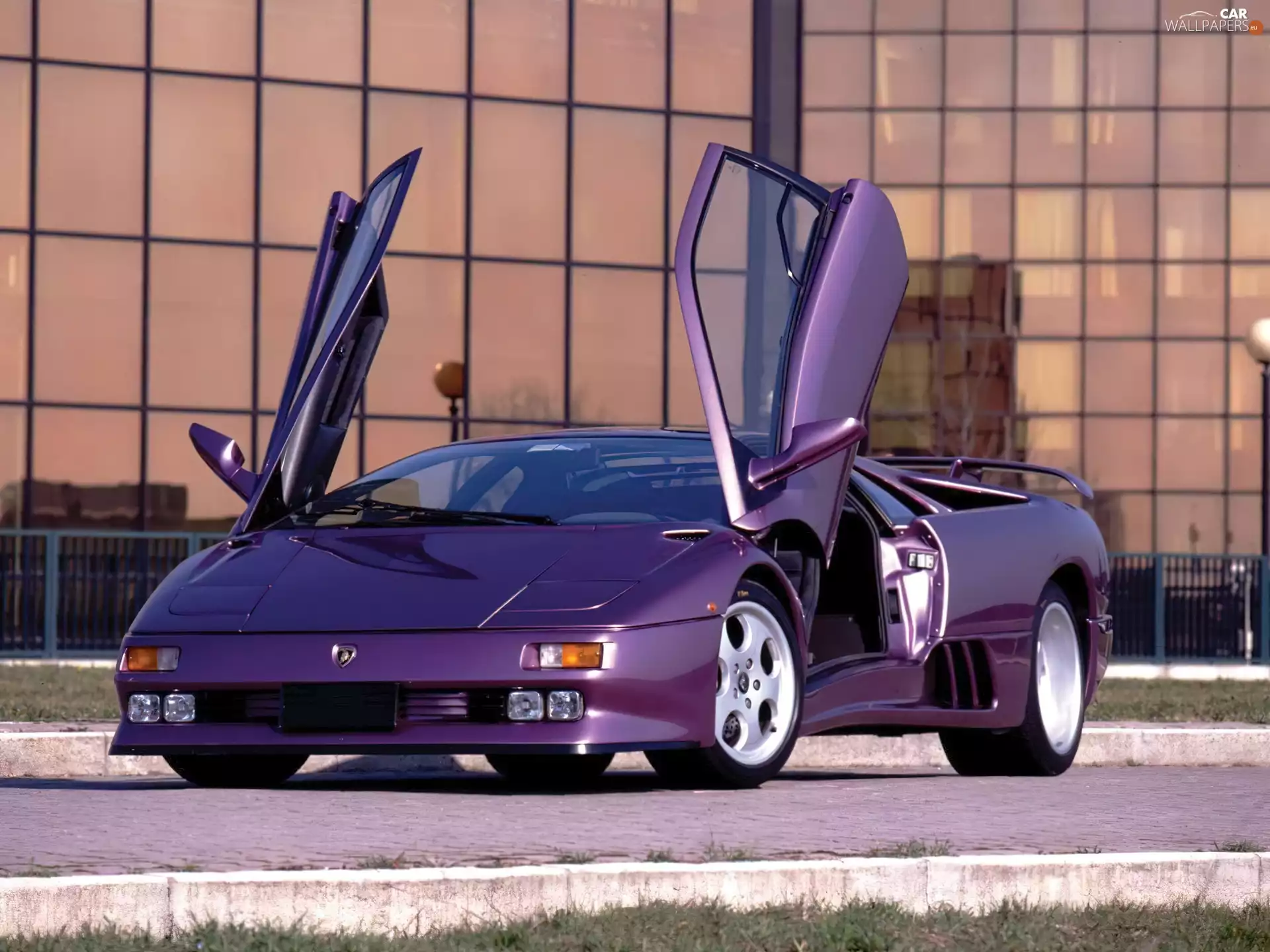 purple, Lamborghini Diablo