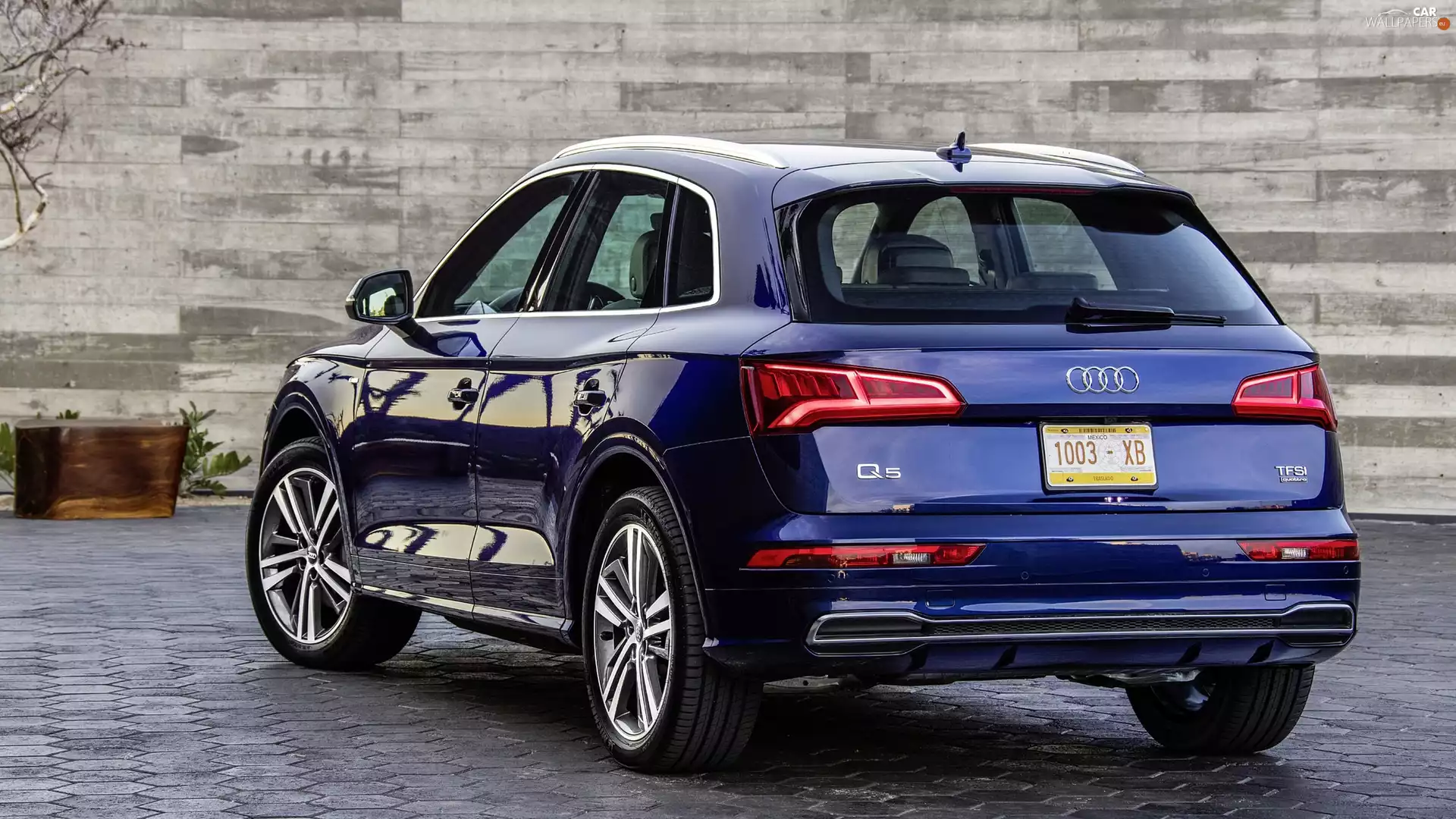 2017, Blue, Audi Q5 2.0 TFSI Quattro