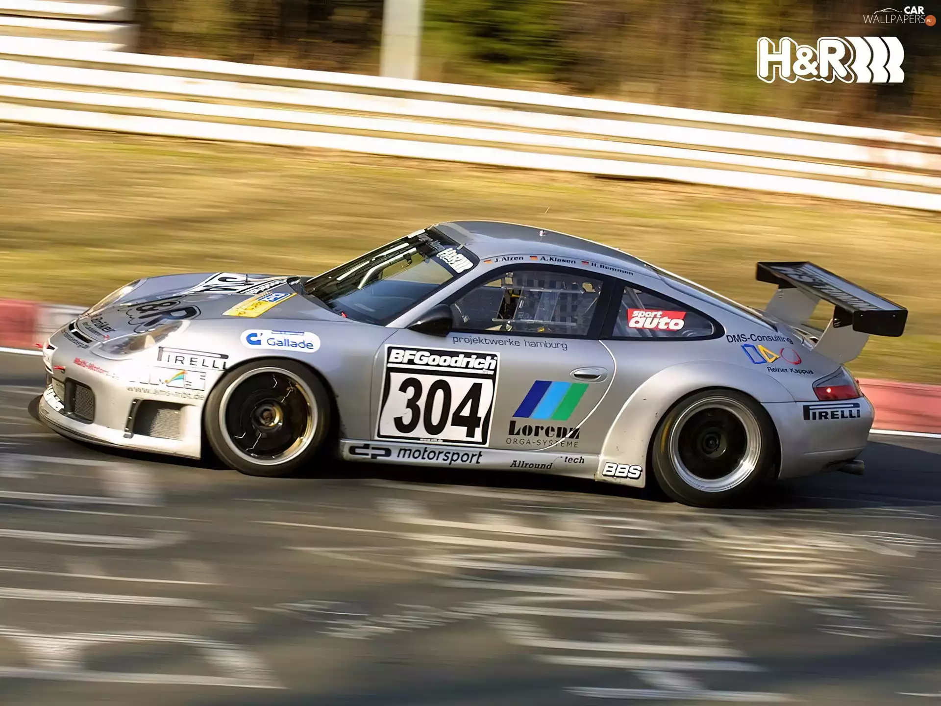 Porche, suspension, H&R, 911 GT