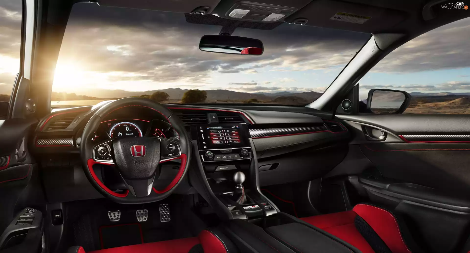Honda Civic Type R, Cockpit, Window, 2017