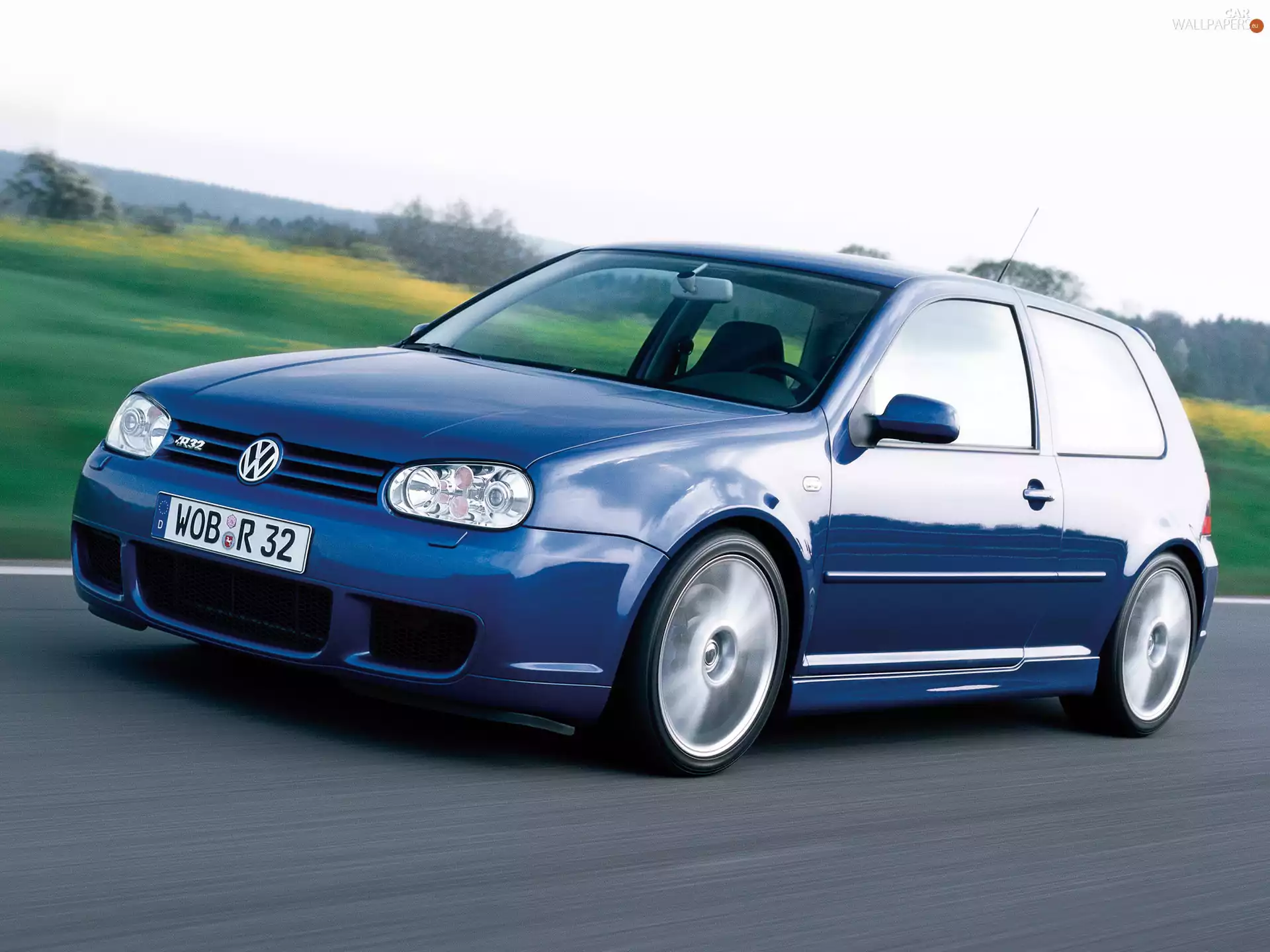 blue, Golf 4, R32