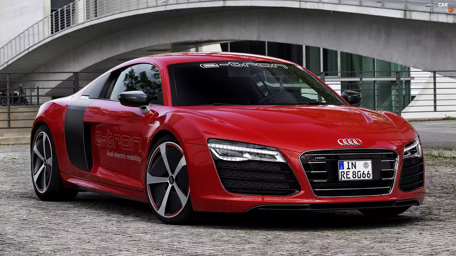 coupe, Red, Audi R8