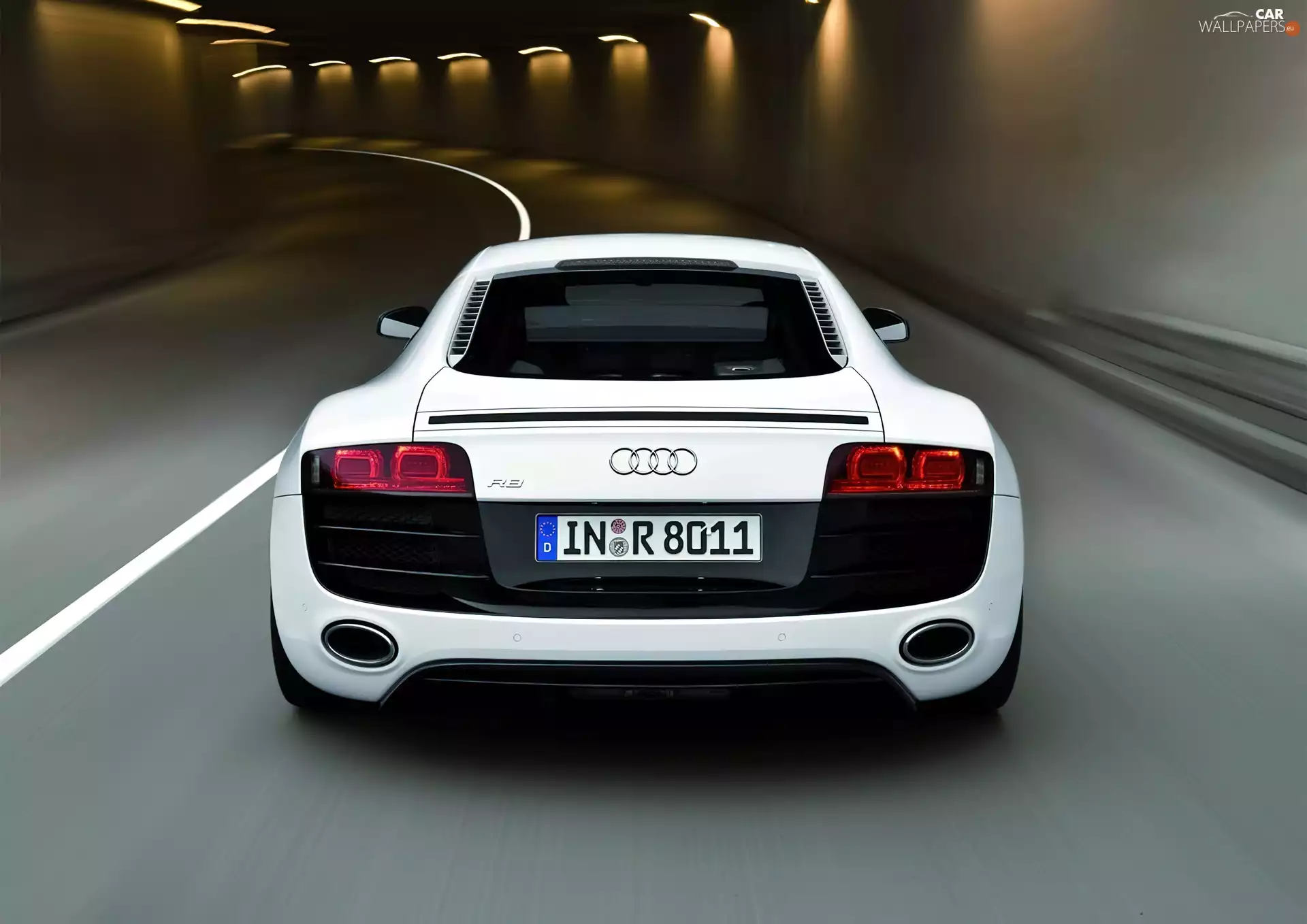 Audi R8, Sensors, Parked, tunnel