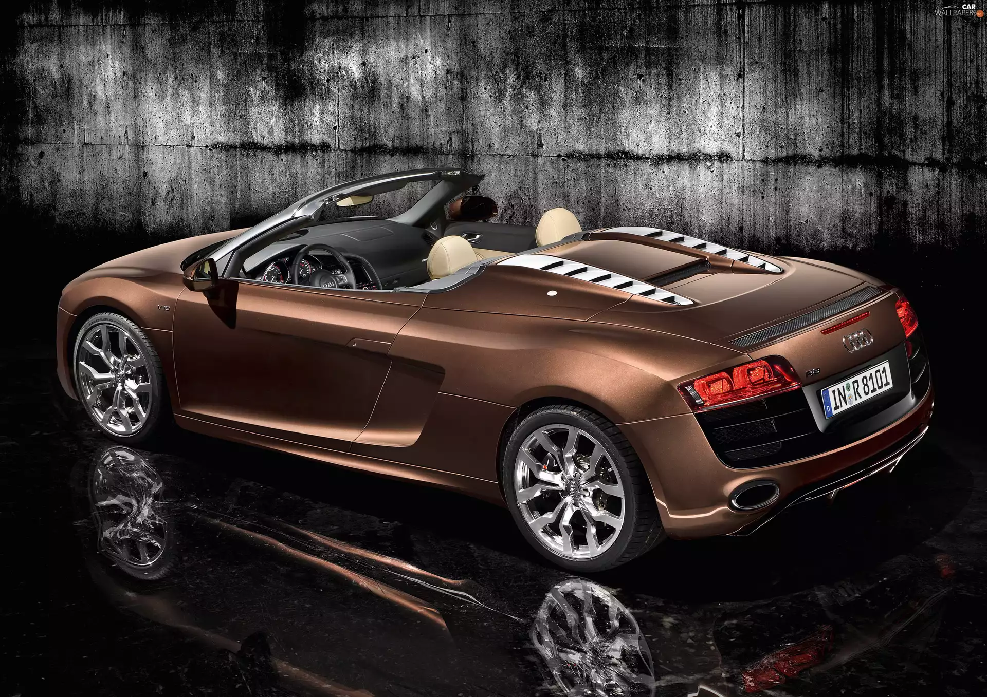 Audi R8 Spyder, Brown, Metalic