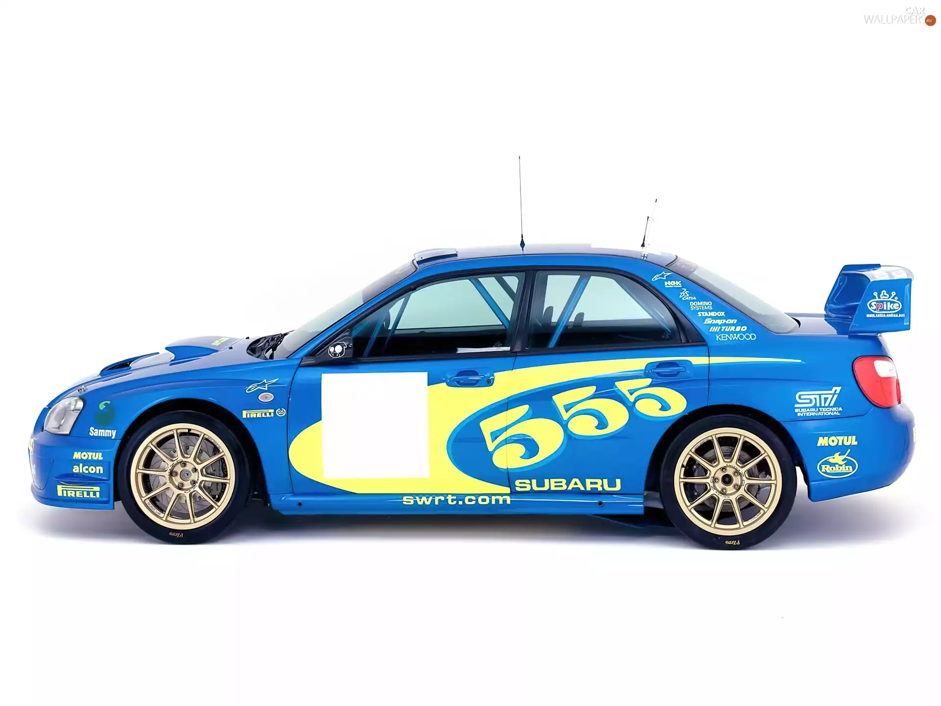 555, racing cars, Subaru Impreza