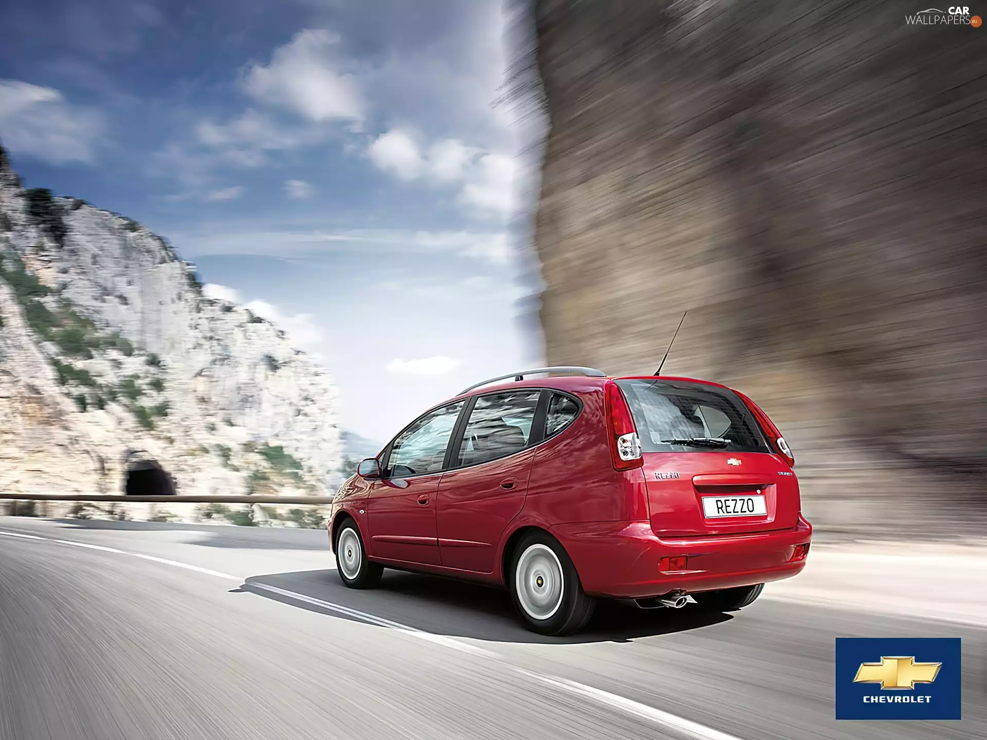 Back, Rails, roof, Chevrolet Rezzo