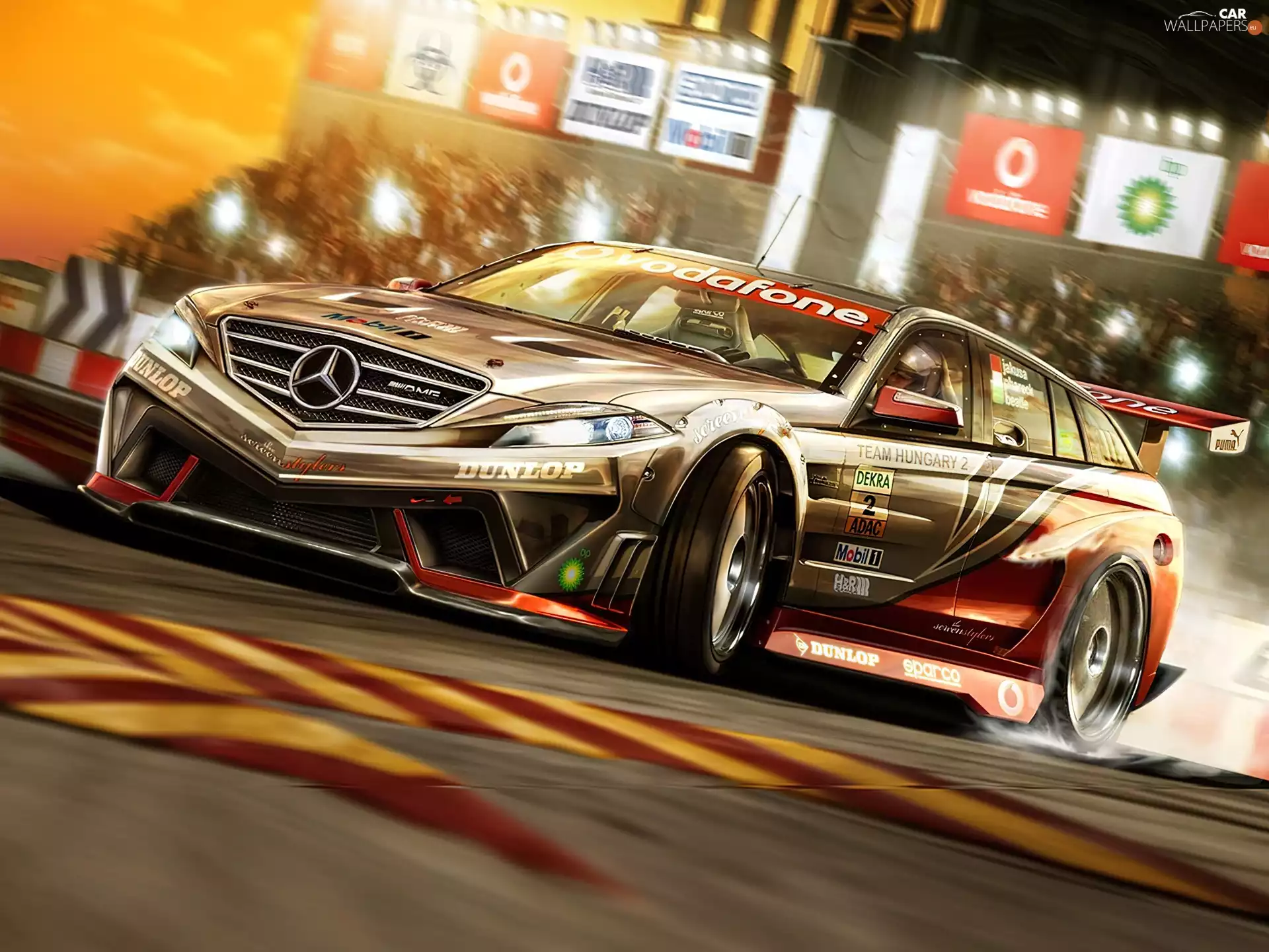 rally, Mercedes, track