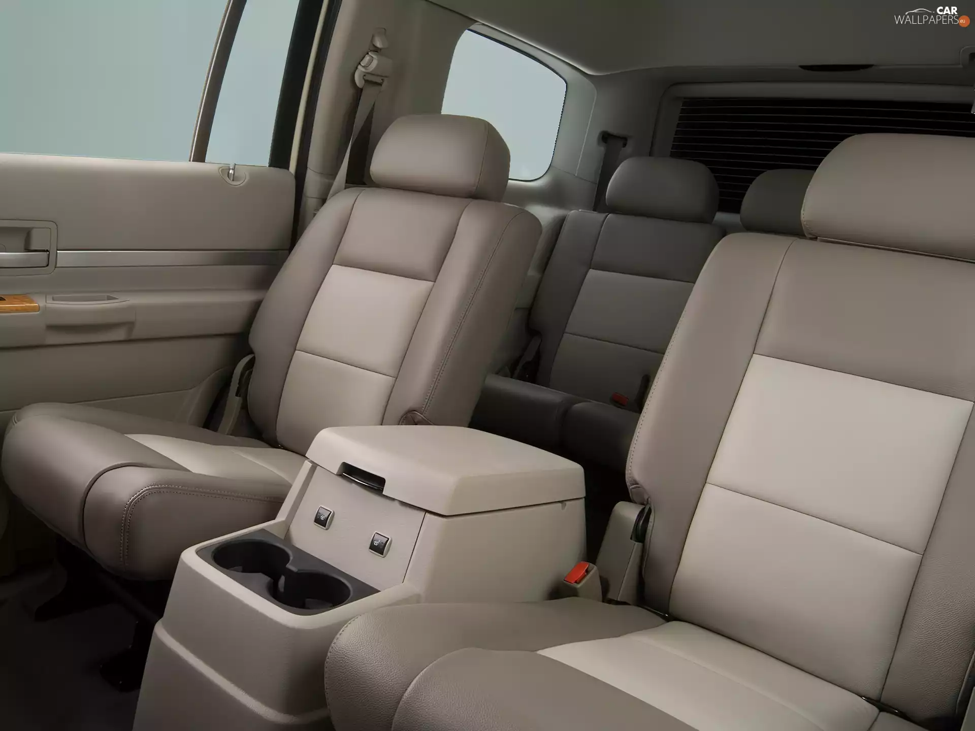 seats, Chrysler Aspen, rear