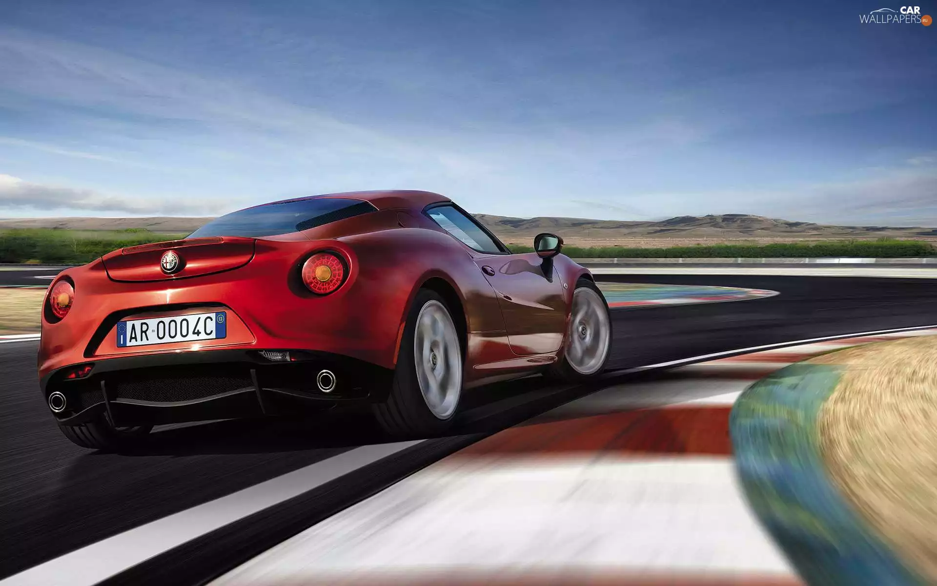 2014, Red, Alfa Romeo 4C