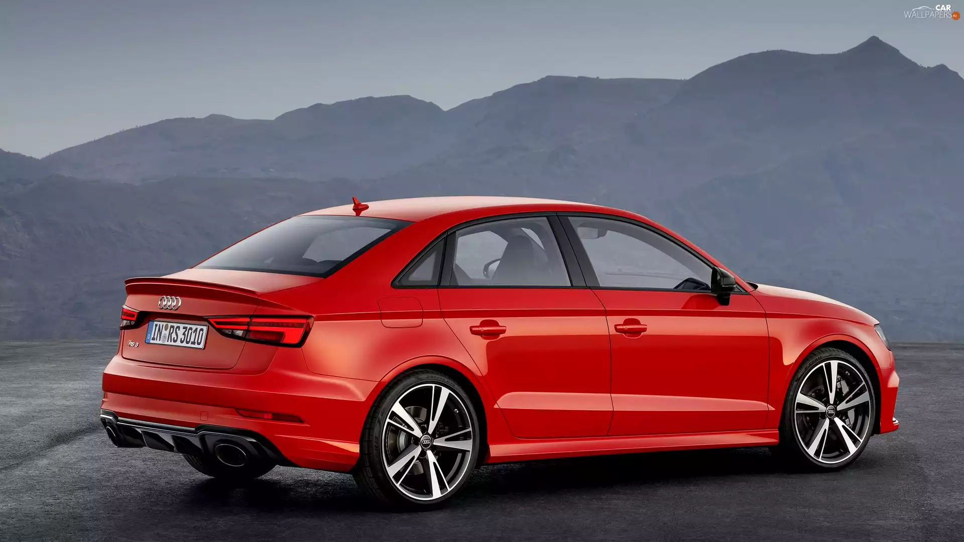 2016, Red, Audi RS3 Sedan